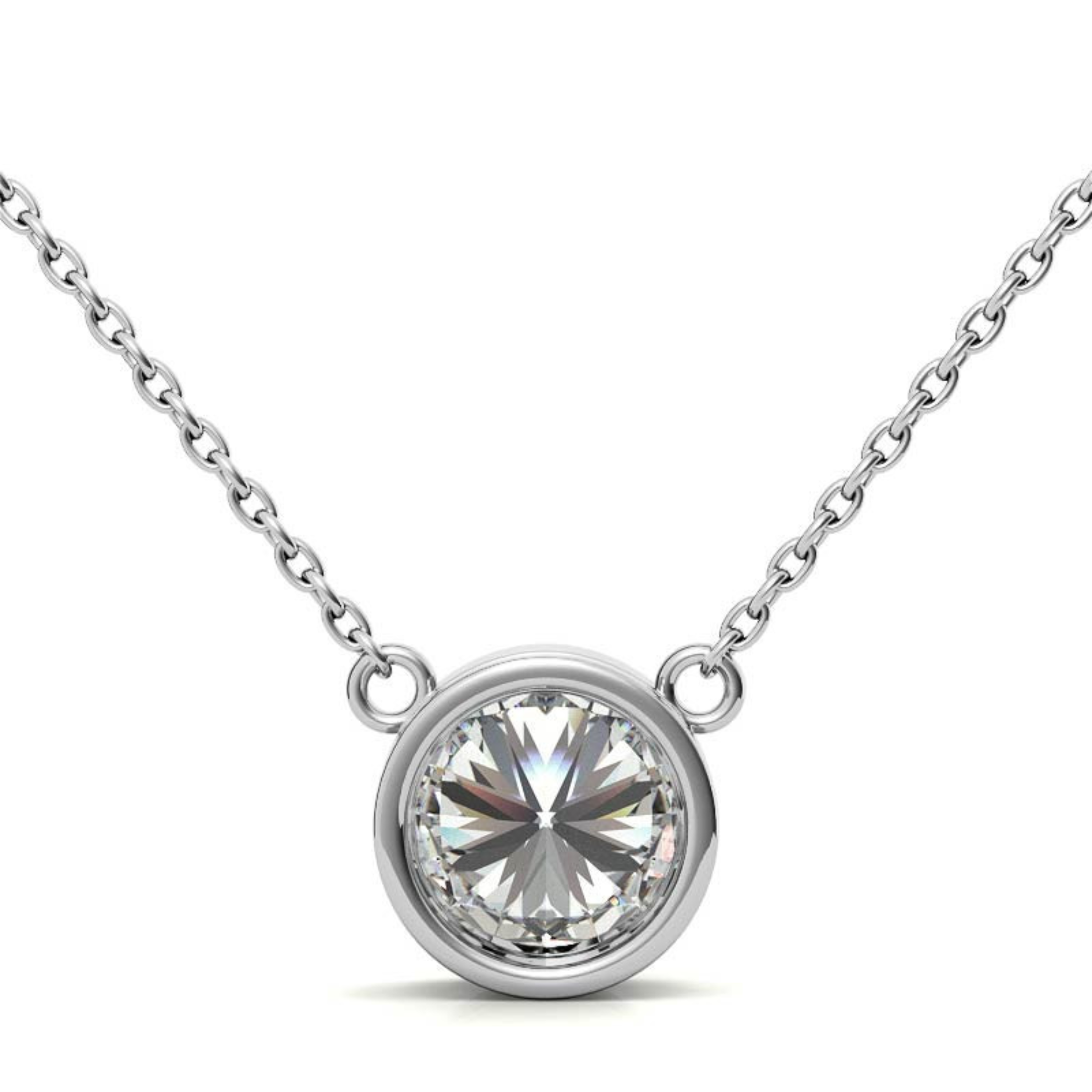 Luxury Bezel Pendant for Women