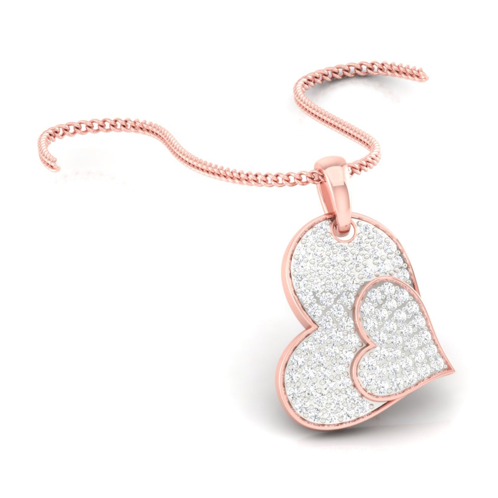 Timeless Rose Gold Heart Pendant