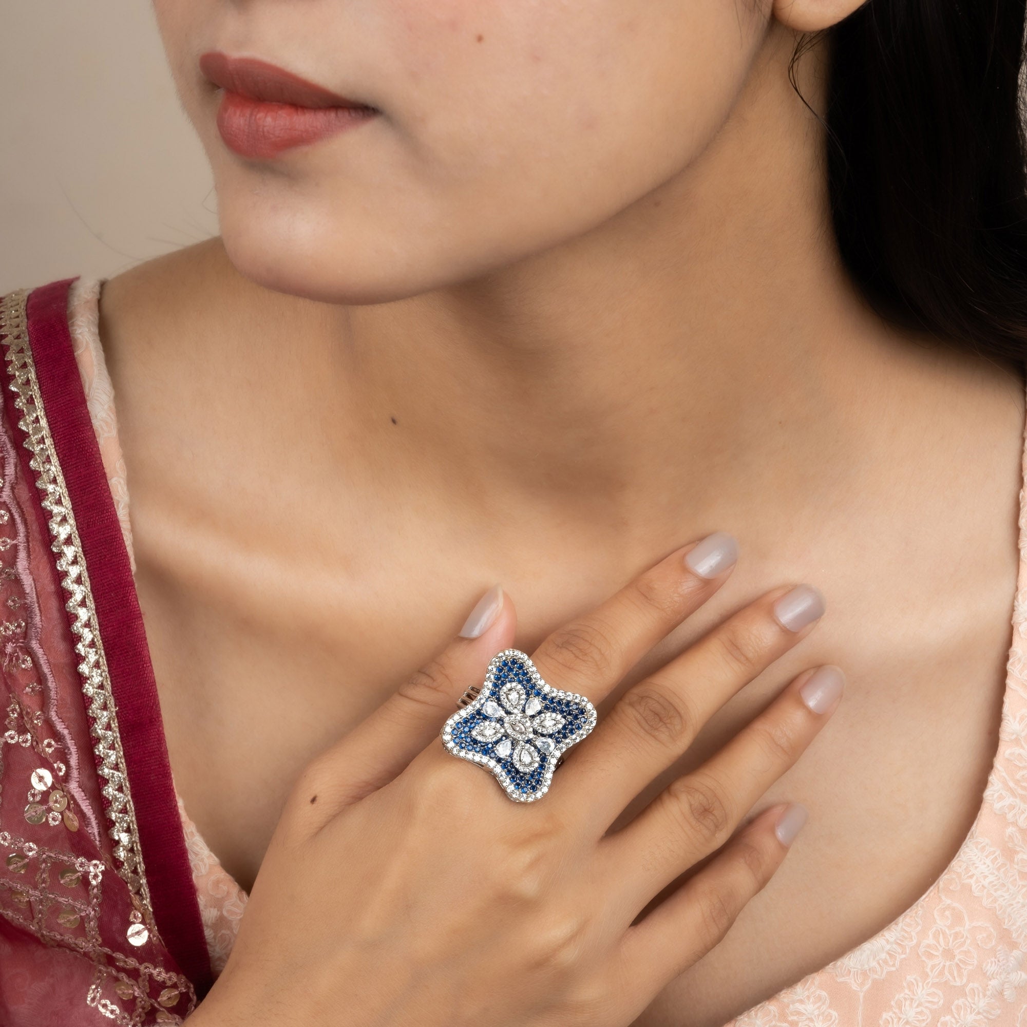 Jhalkari Bai Fierce Flame Ring