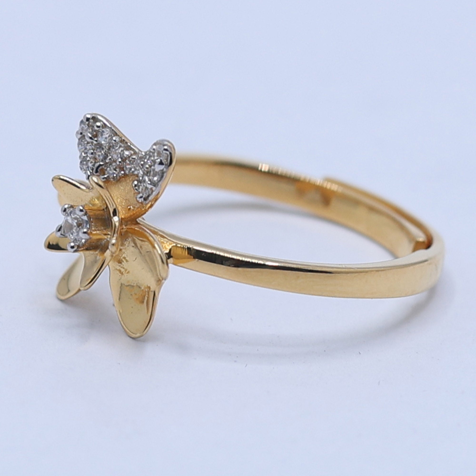 Nature Inspired Floral Diamond Ring