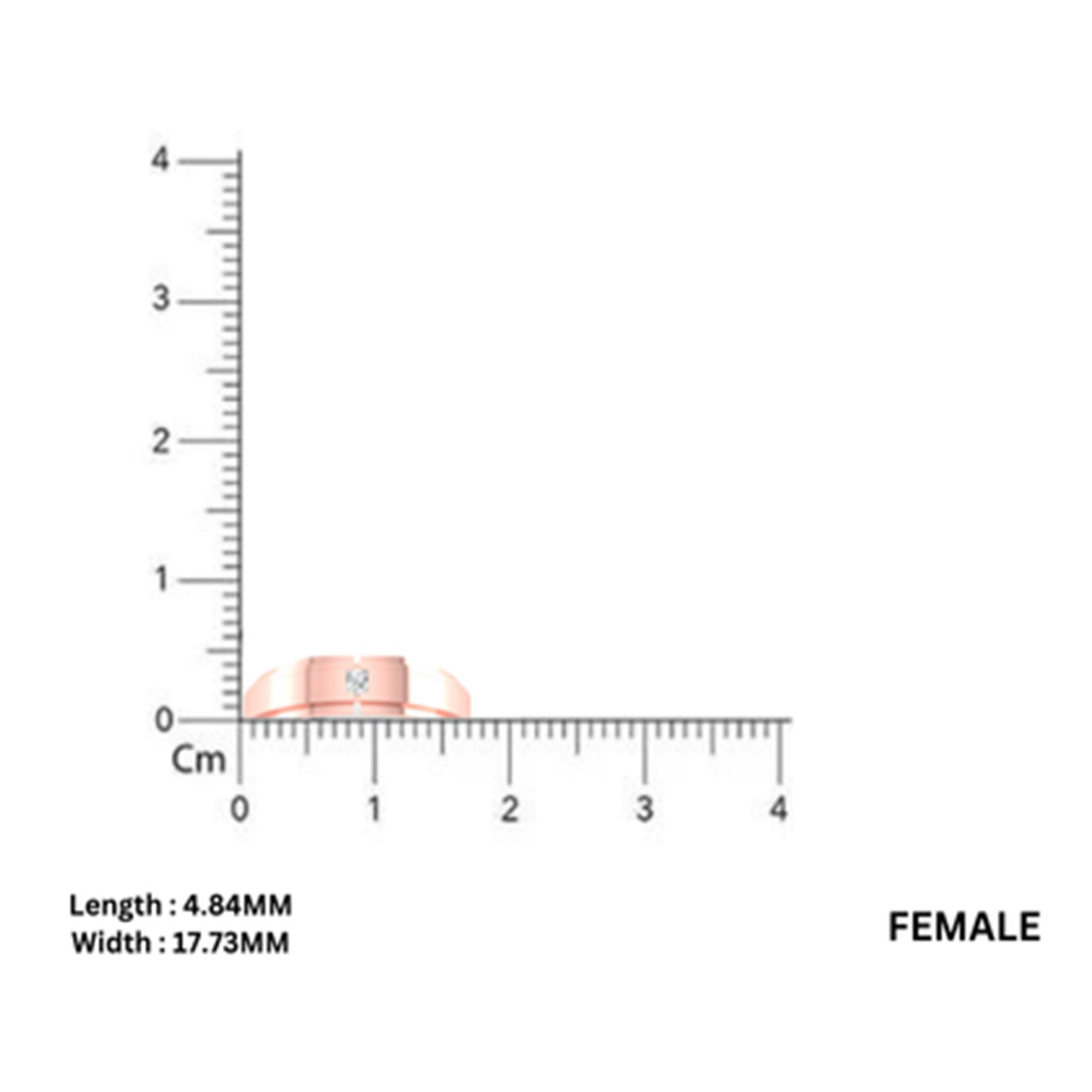 White Gold Couple Band