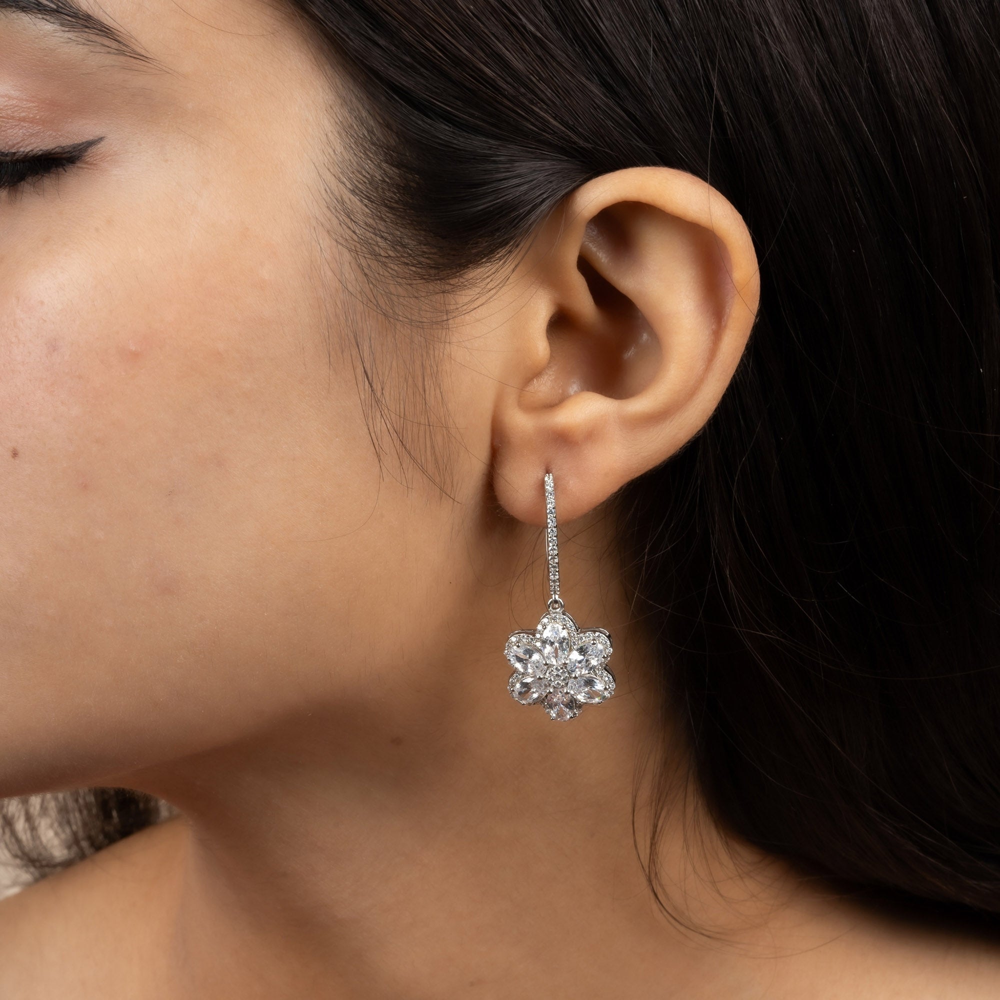 Crystal Bloom Earrings