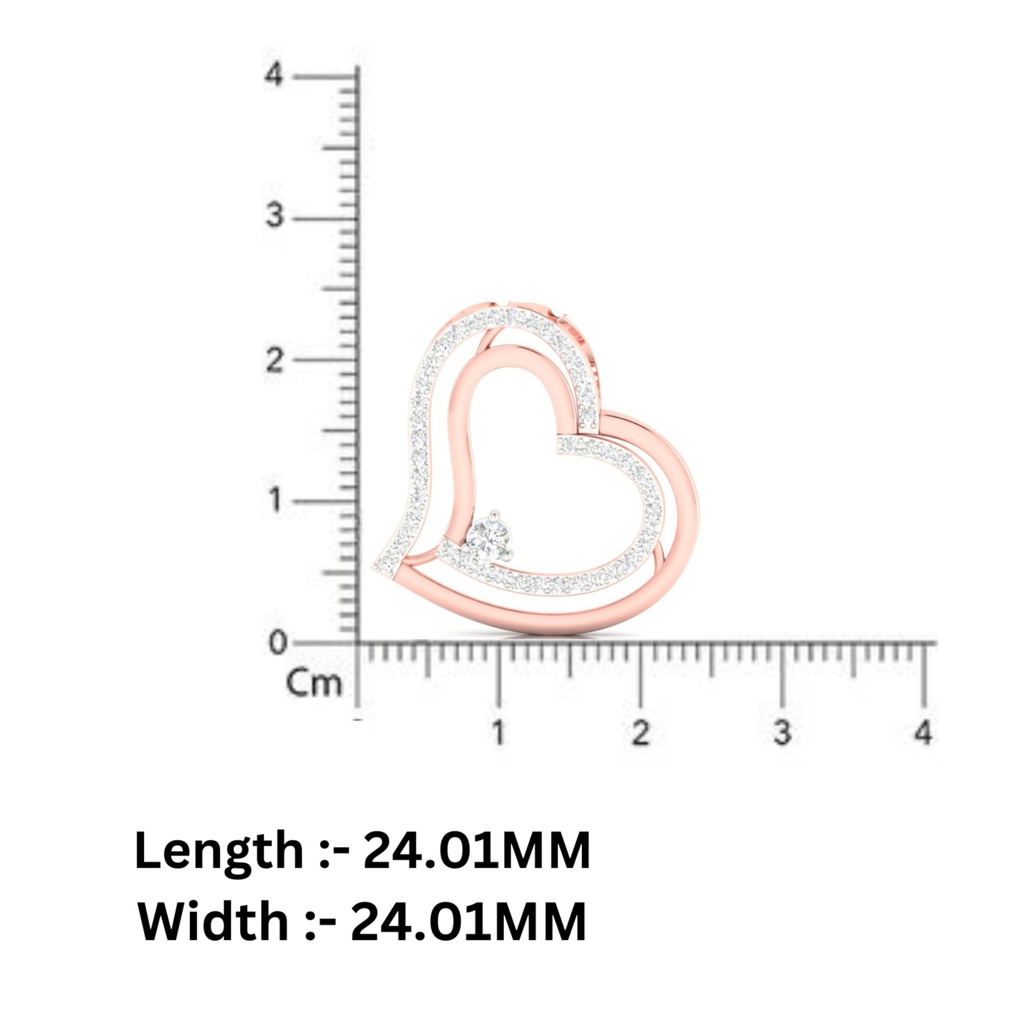 Eternal Twin Hearts Pendant