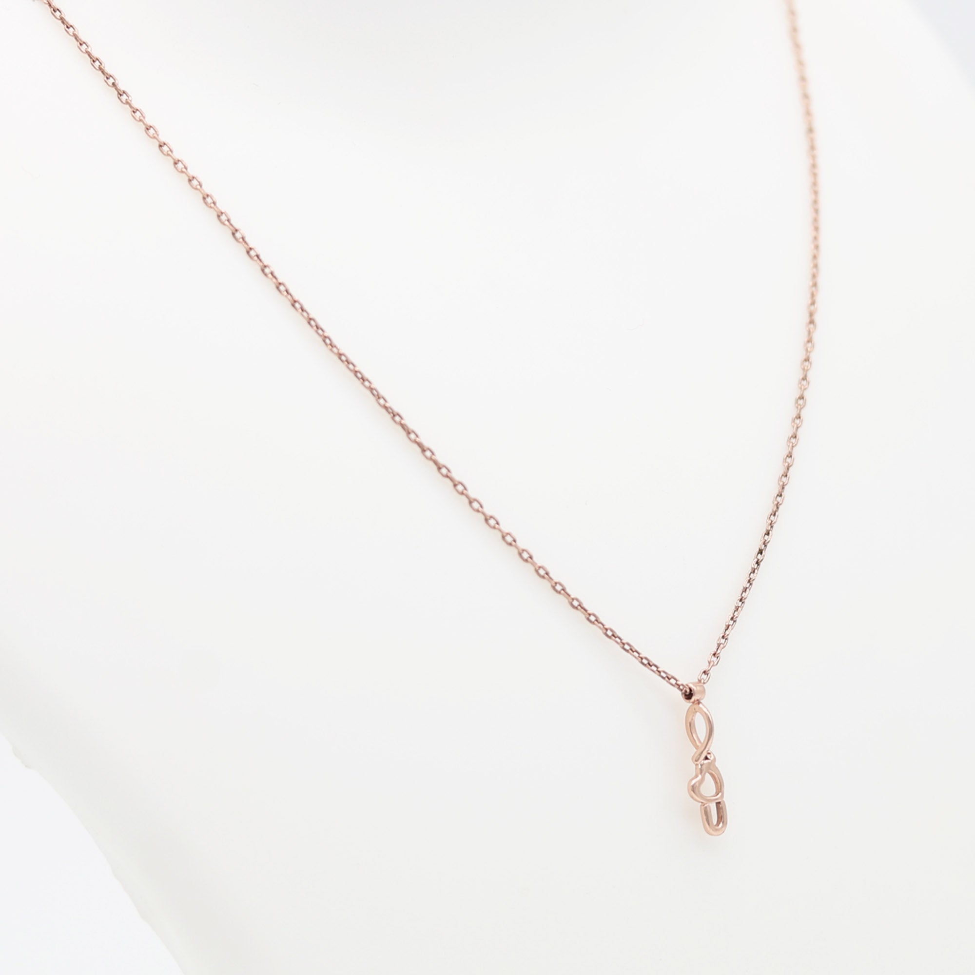 Rose Gold I Love U Pendant