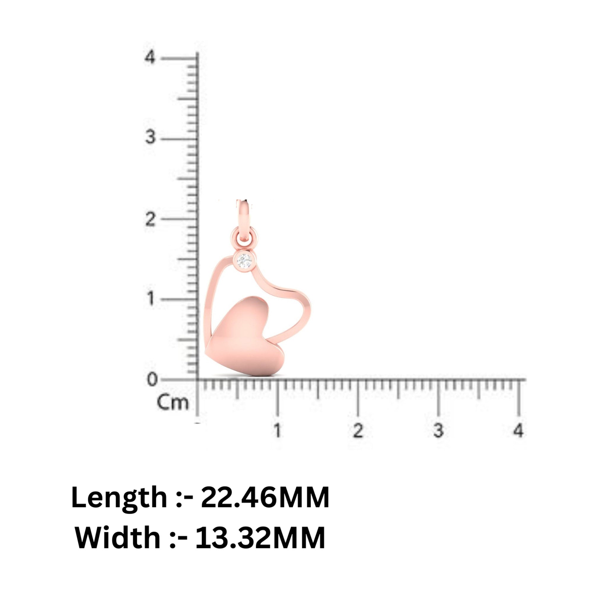 Sterling Silver Stylish Heart Pendant