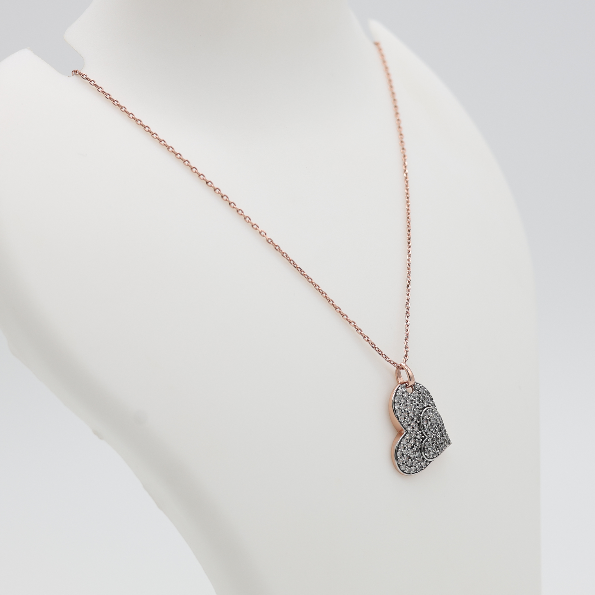 Embrace Dual Heart Pendant