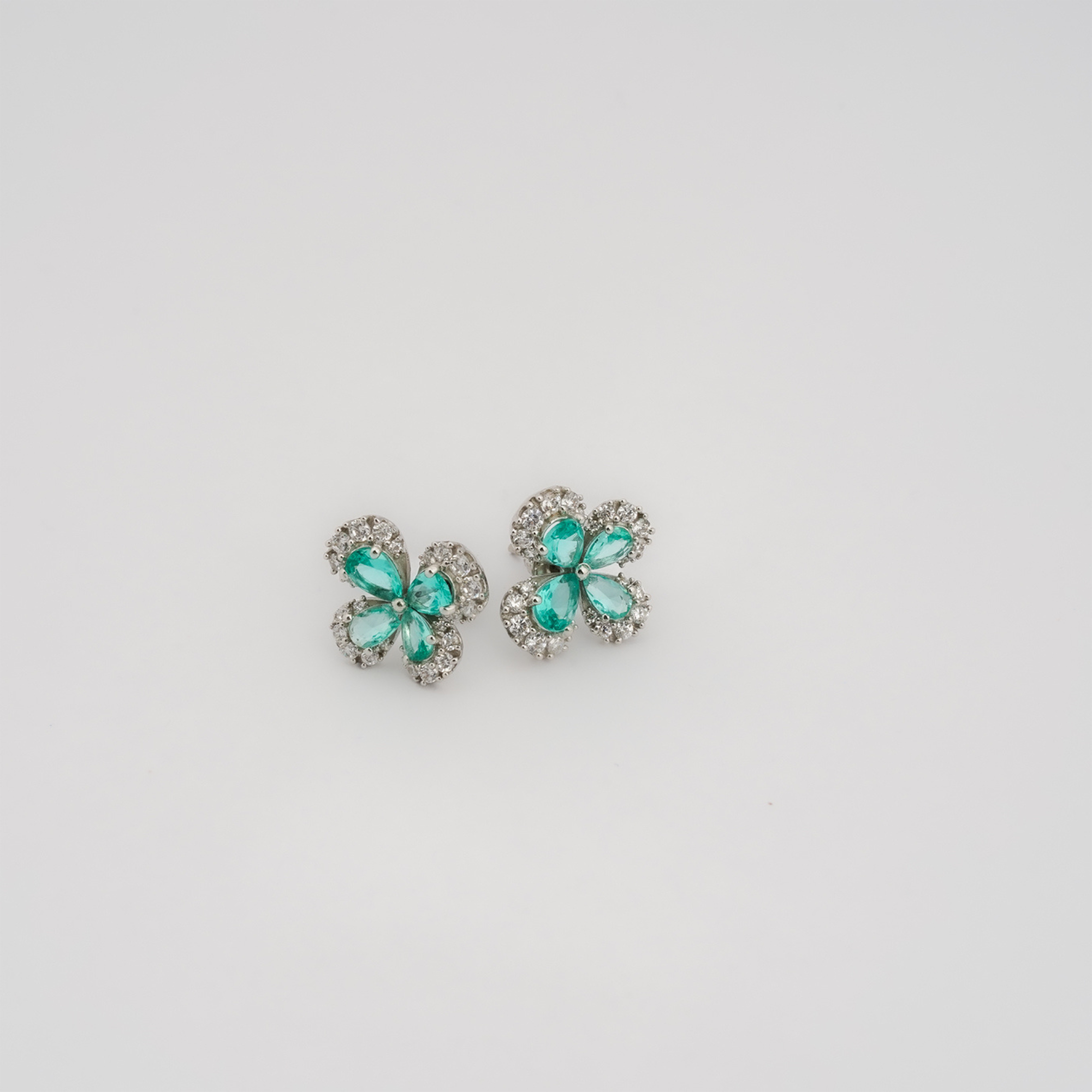 Spring Green Butterfly Earrings