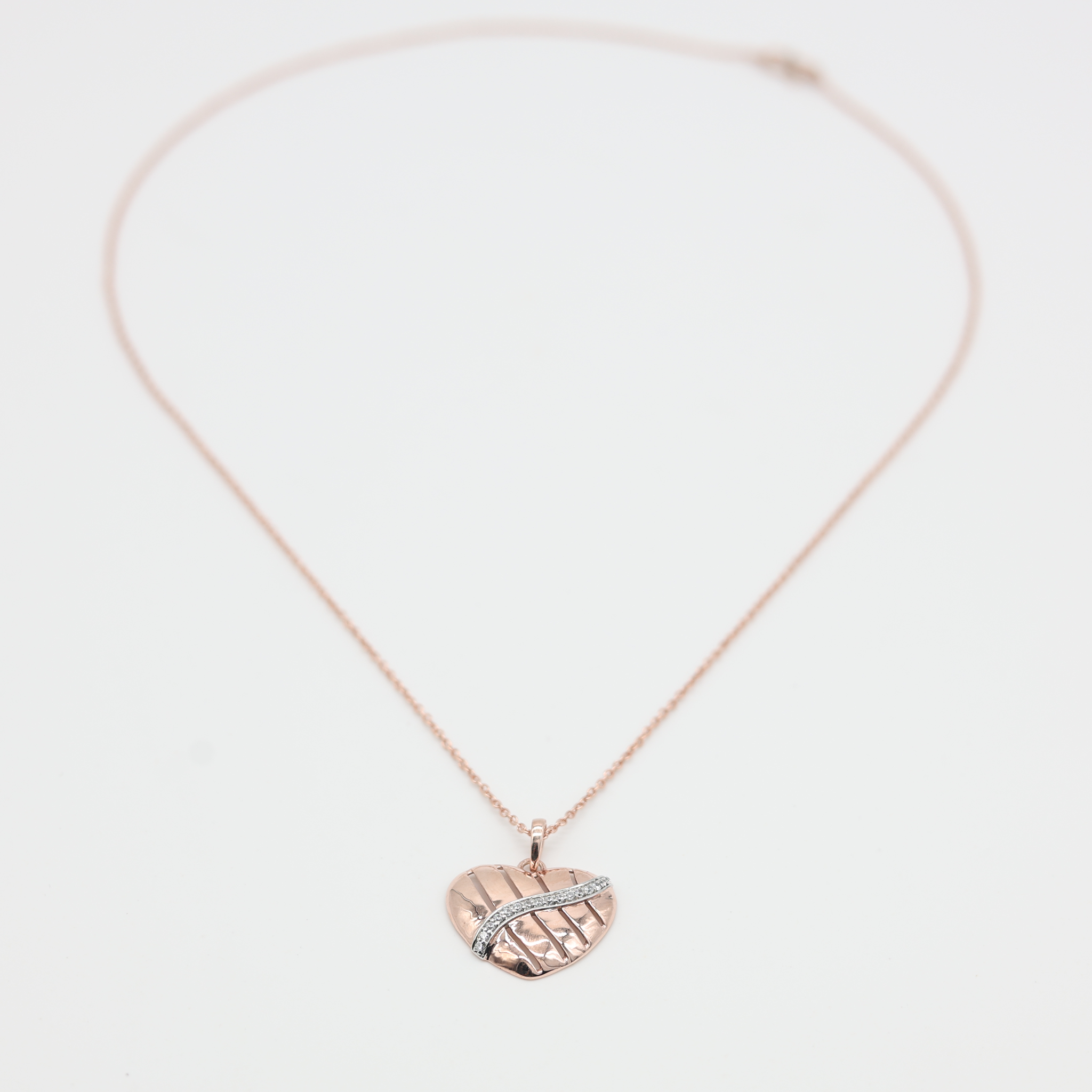 Rose Gold Plated Heart Pendant