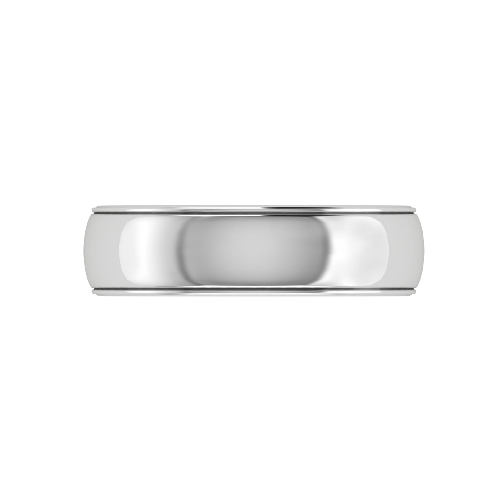 Unisex Sterling Silver Band