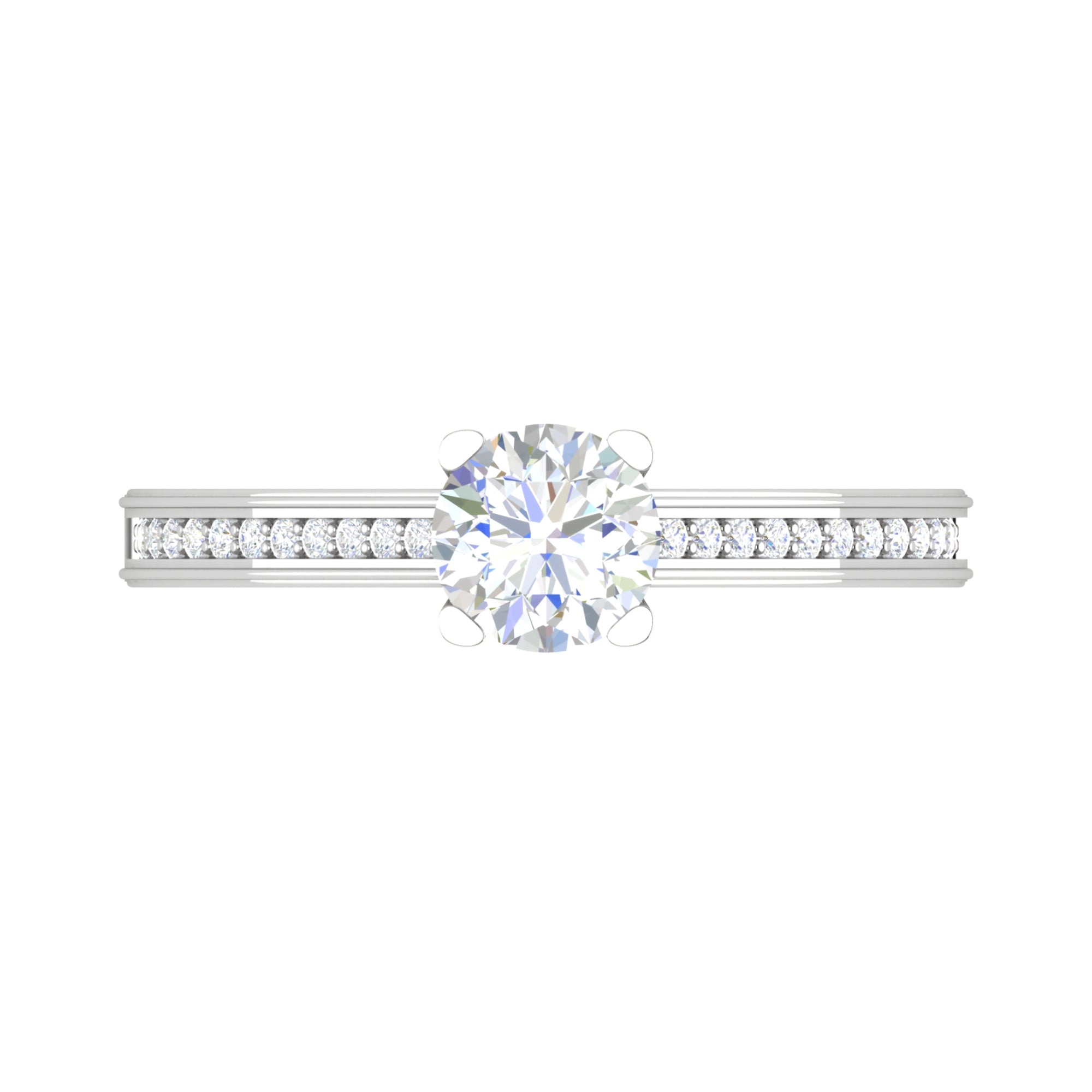 Eternal Sparkle Silver Diamond Ring