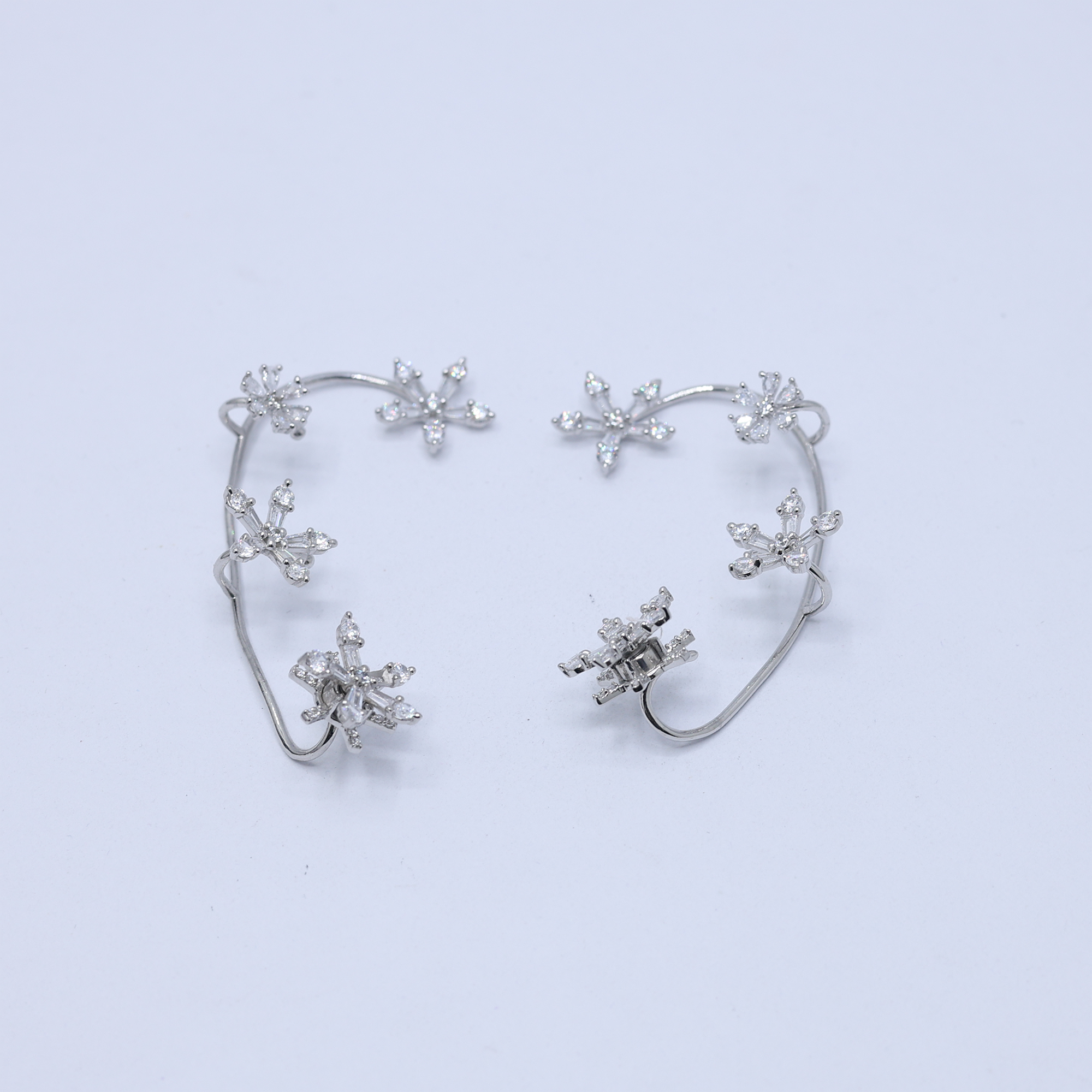 Floral Ear Cuff Earrings