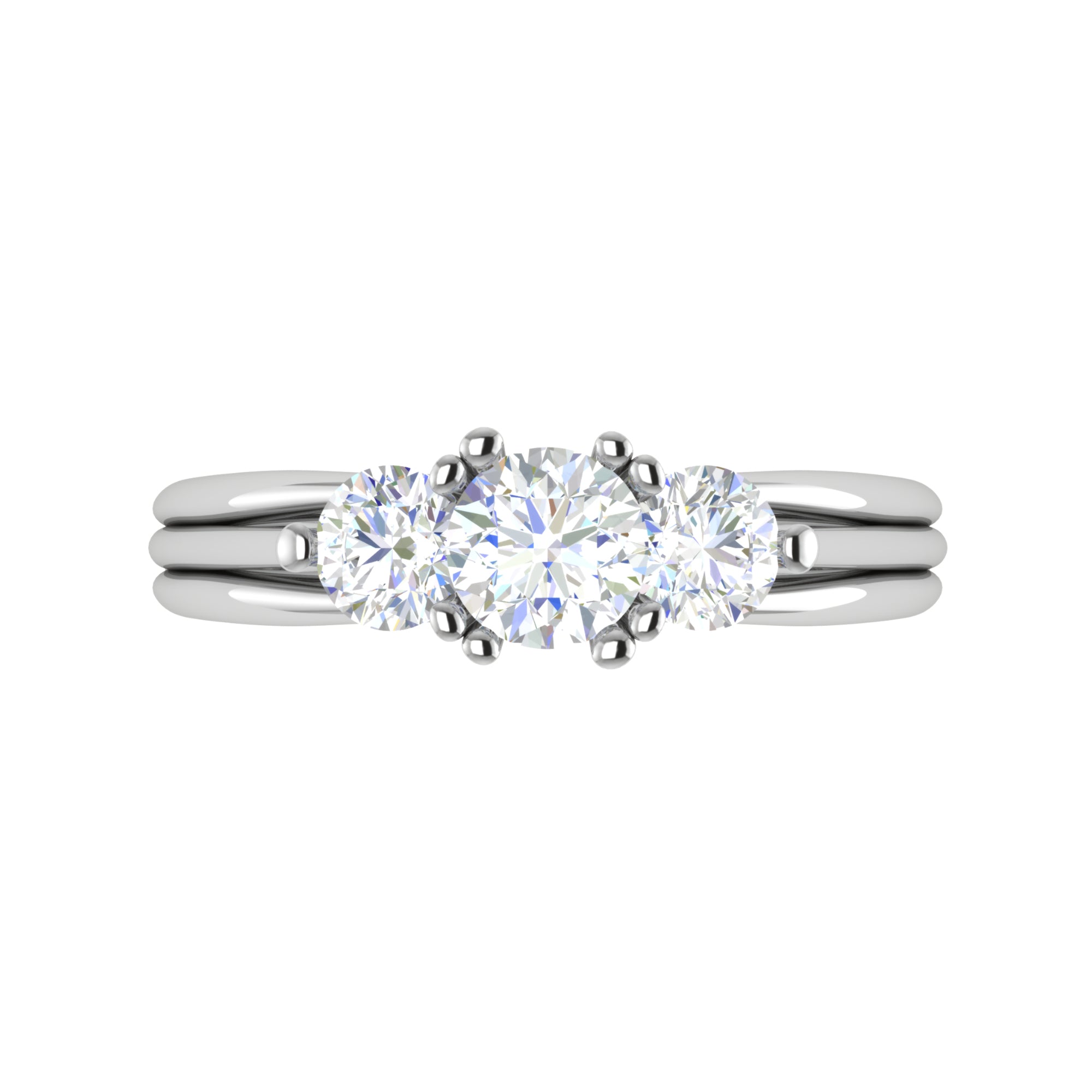 Three Stone Engagement Ring