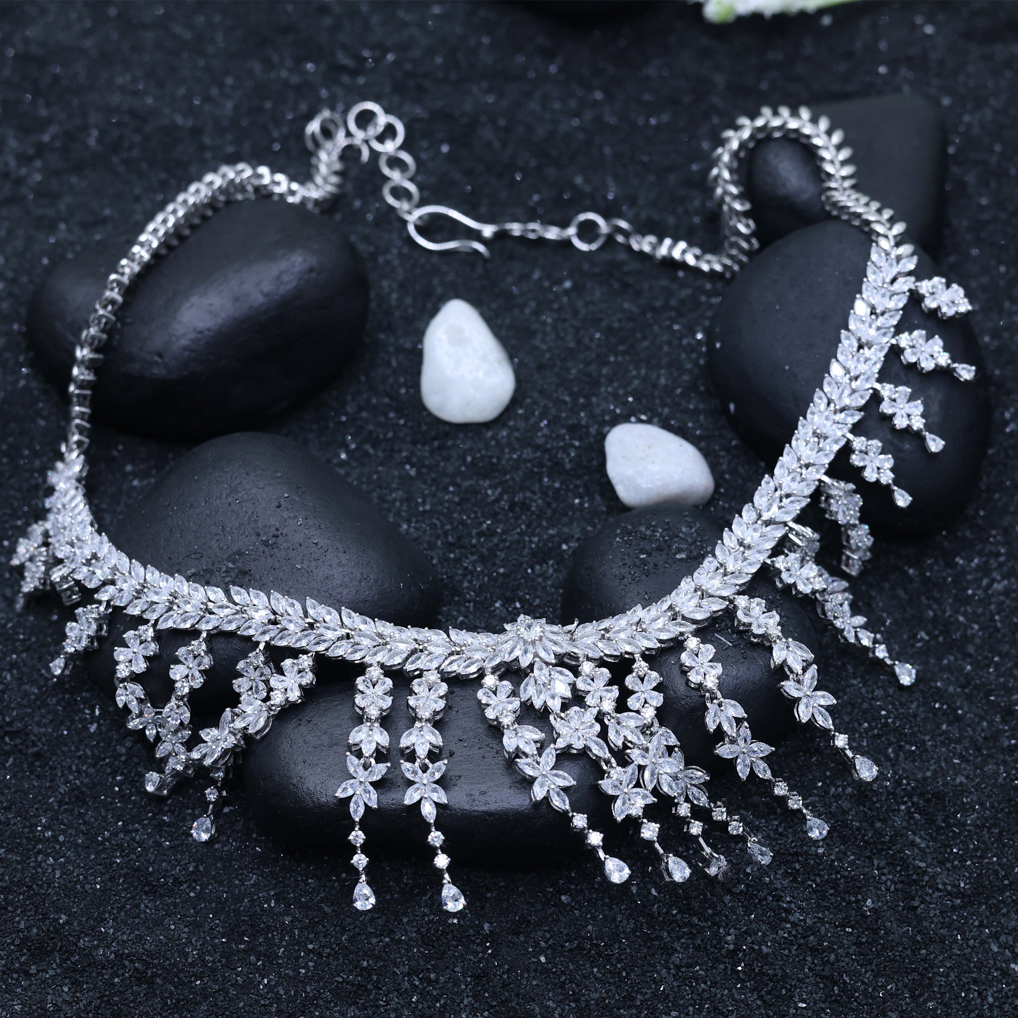 American Diamond Statement Necklace