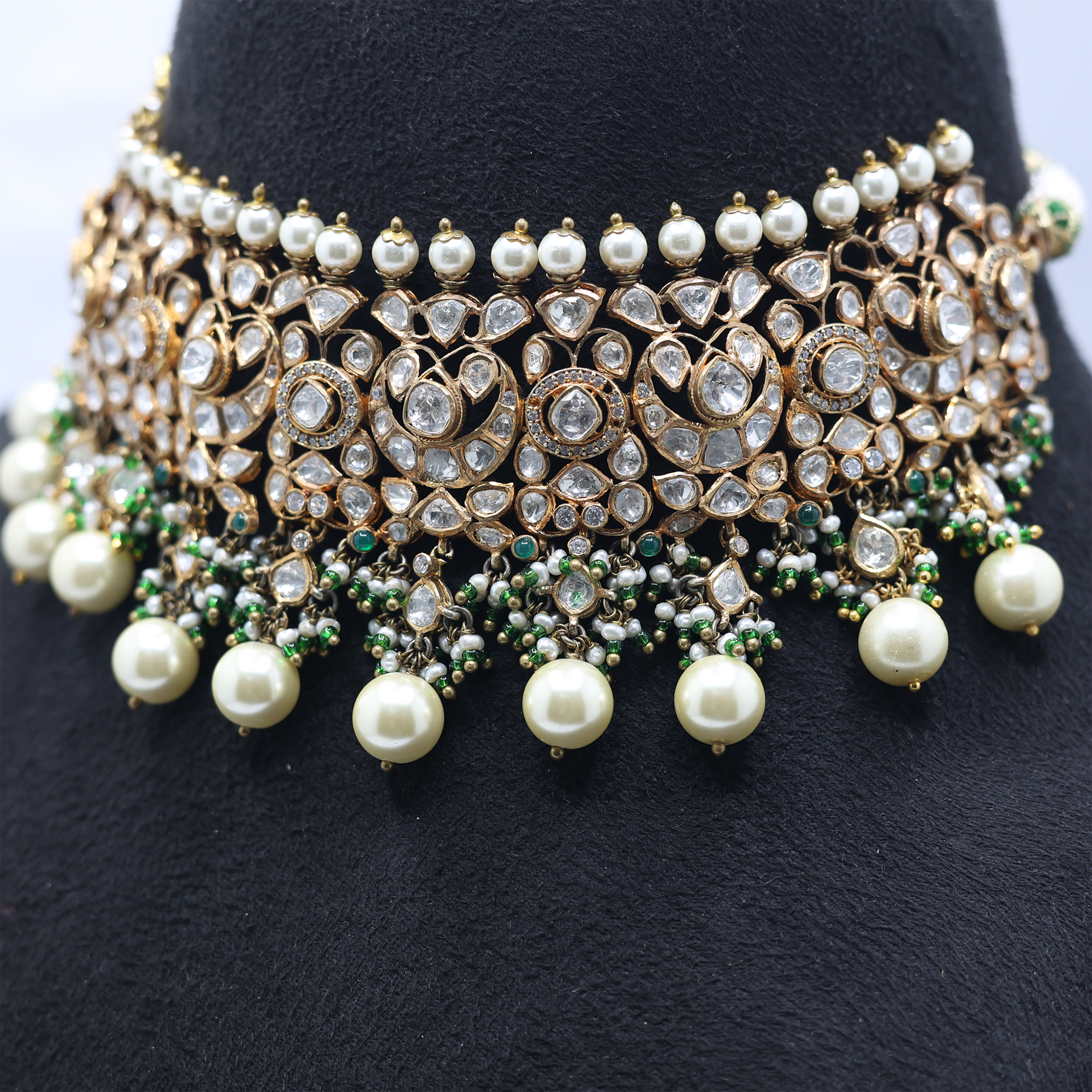 Queen Zoya Polki Diamond Regal Choker