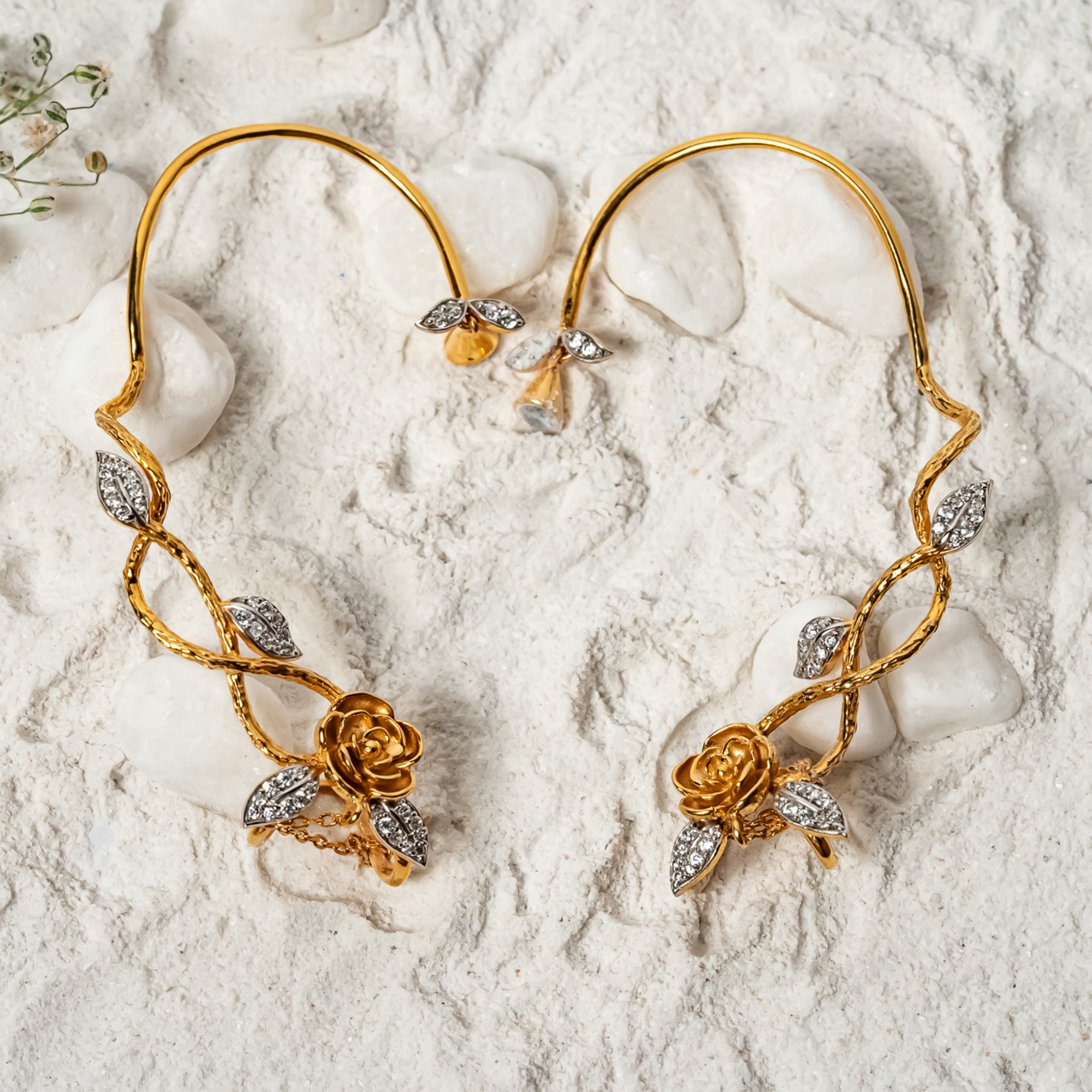 Non Piercing Vine Ear Cuff Earrings