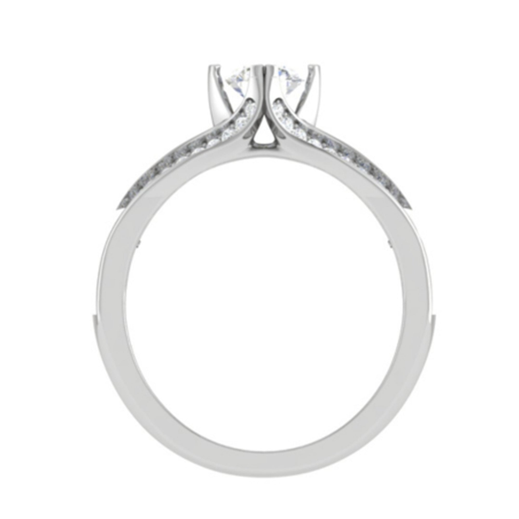 925 Silver Split Shank Ring