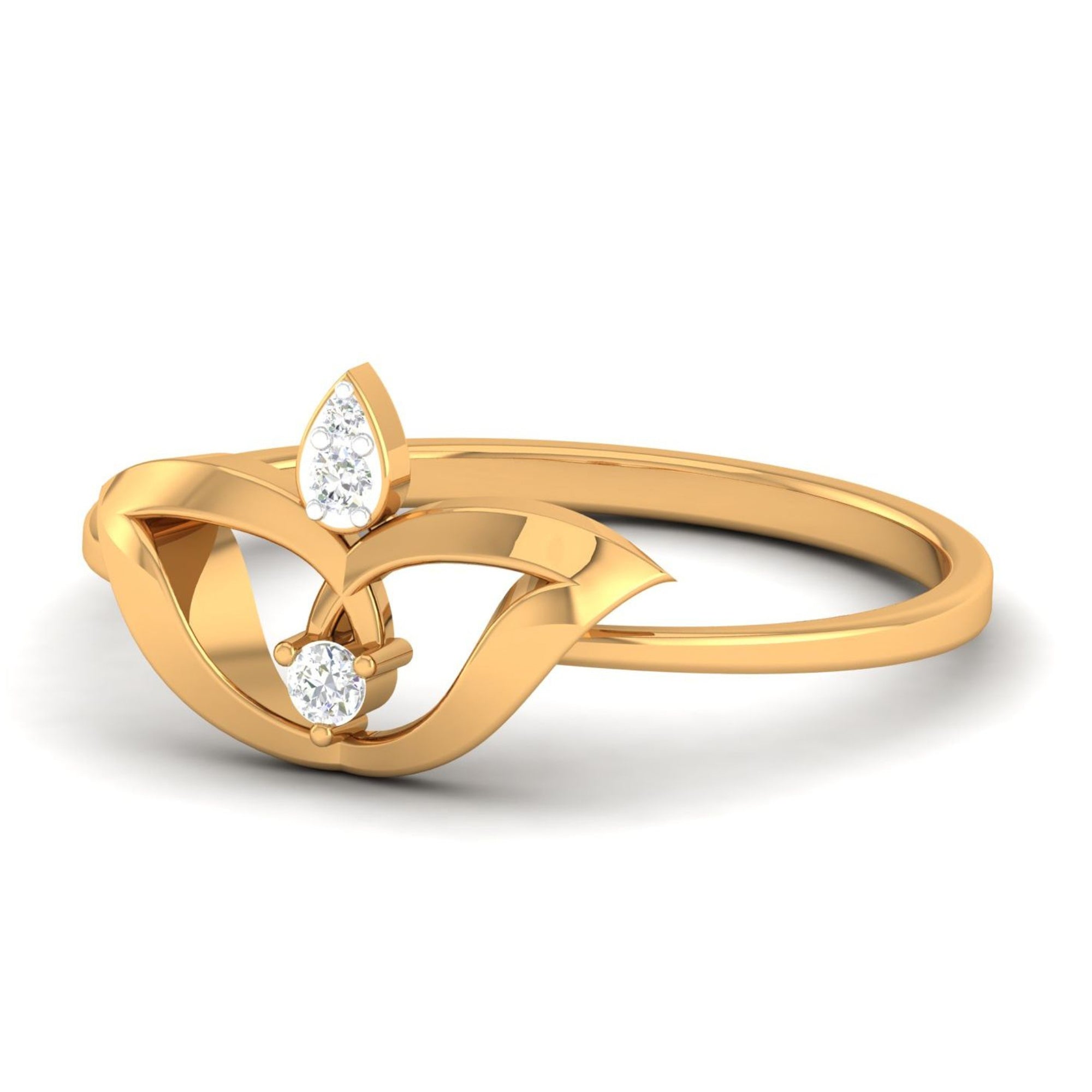 Minimalist Lotus Flower Ring