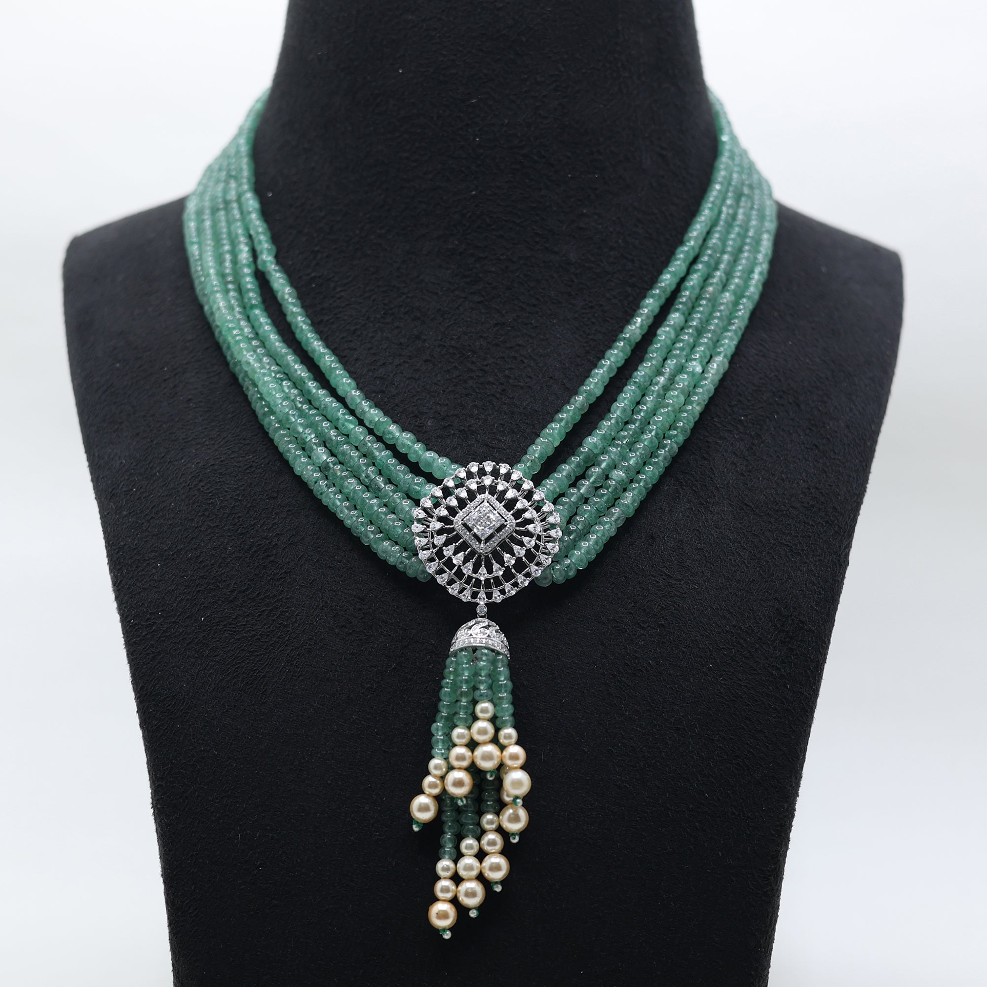 Executive Multi Layered Beaded Necklace