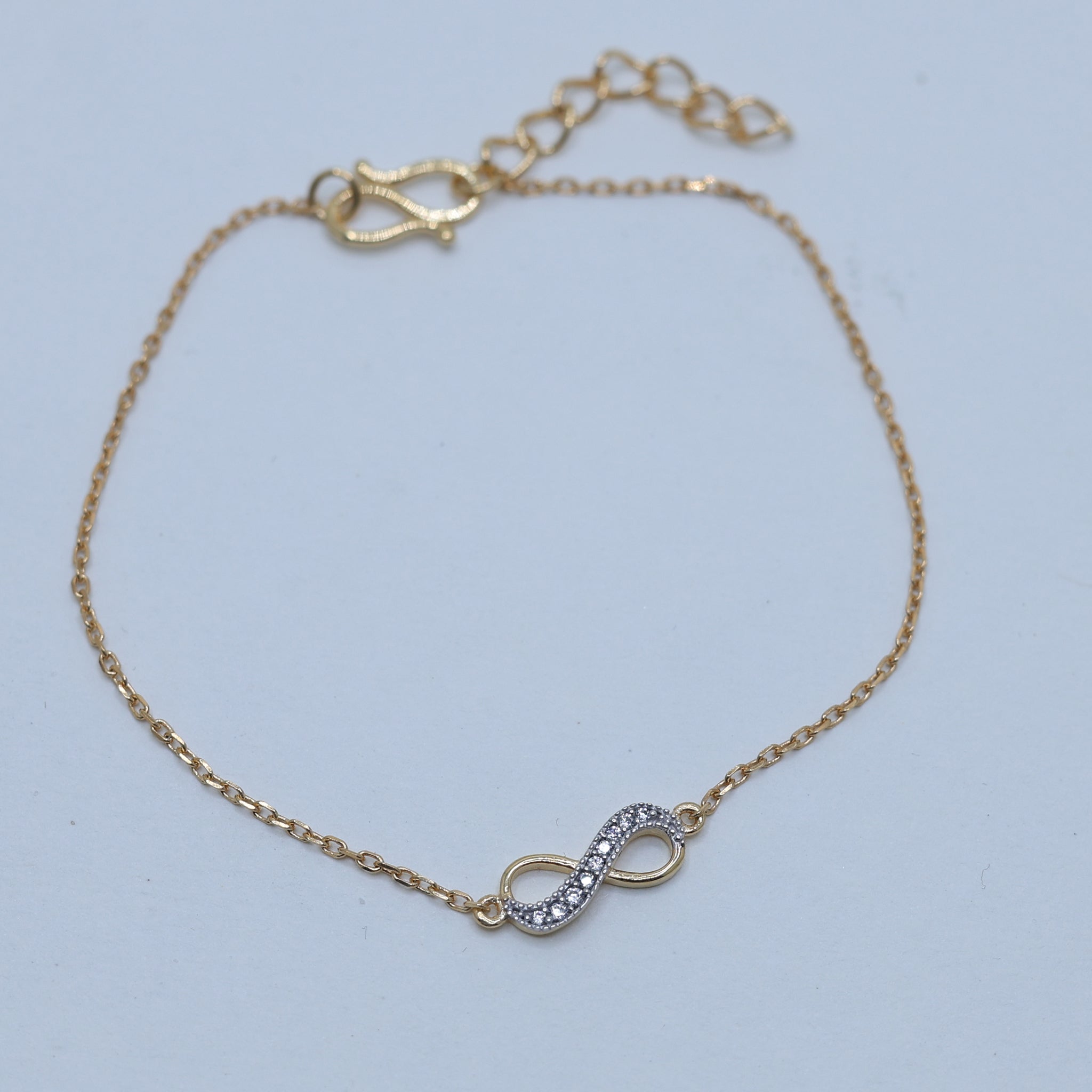 Elegant Infinity Milgrain Bracelet