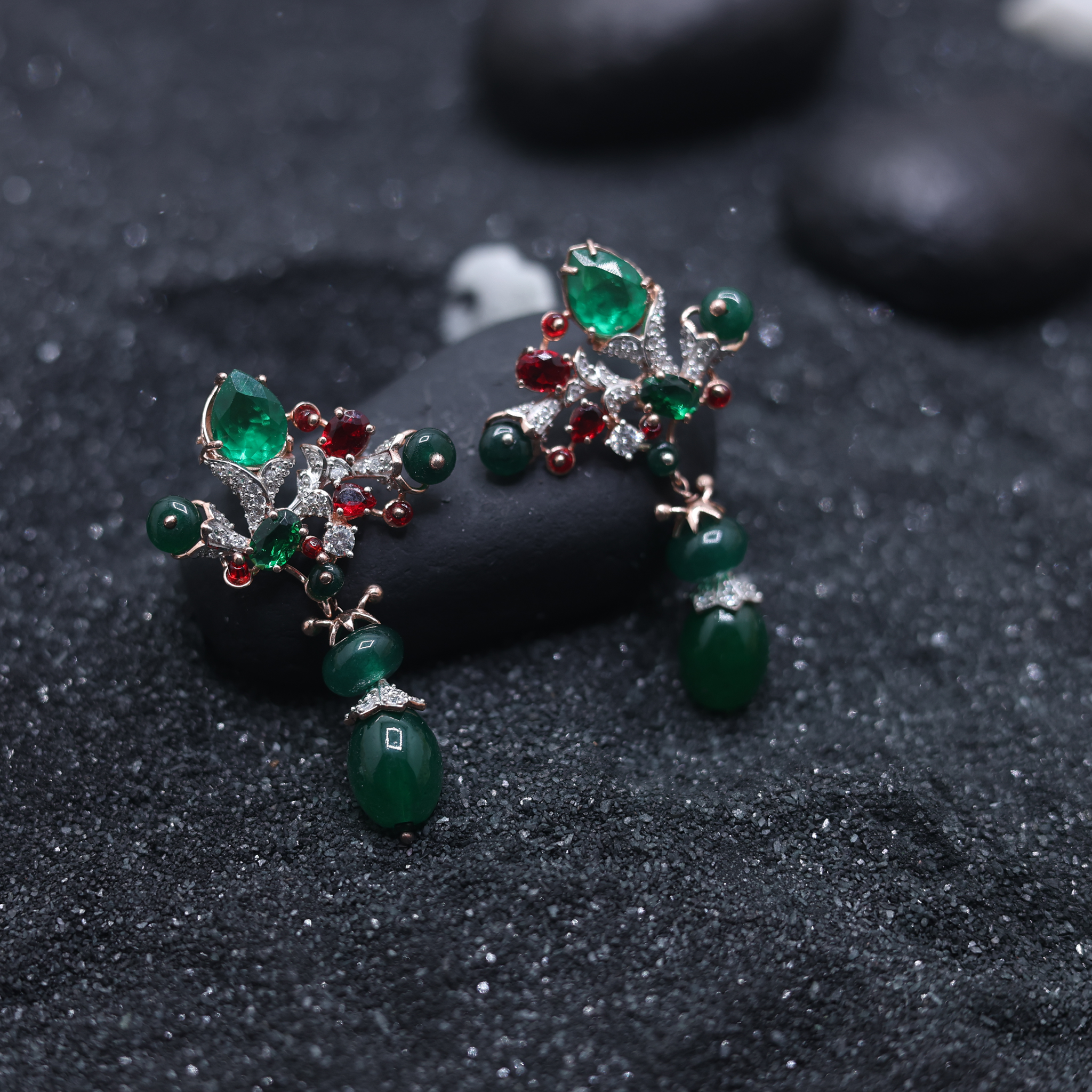 Rani Sita Devi Bloom Drop Earring