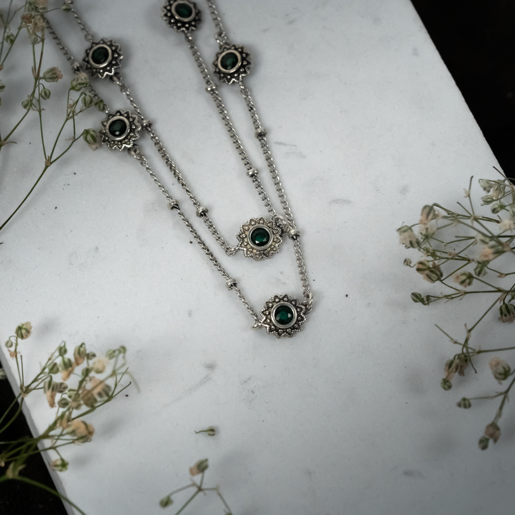Udaipur Style Oxidized Anklet