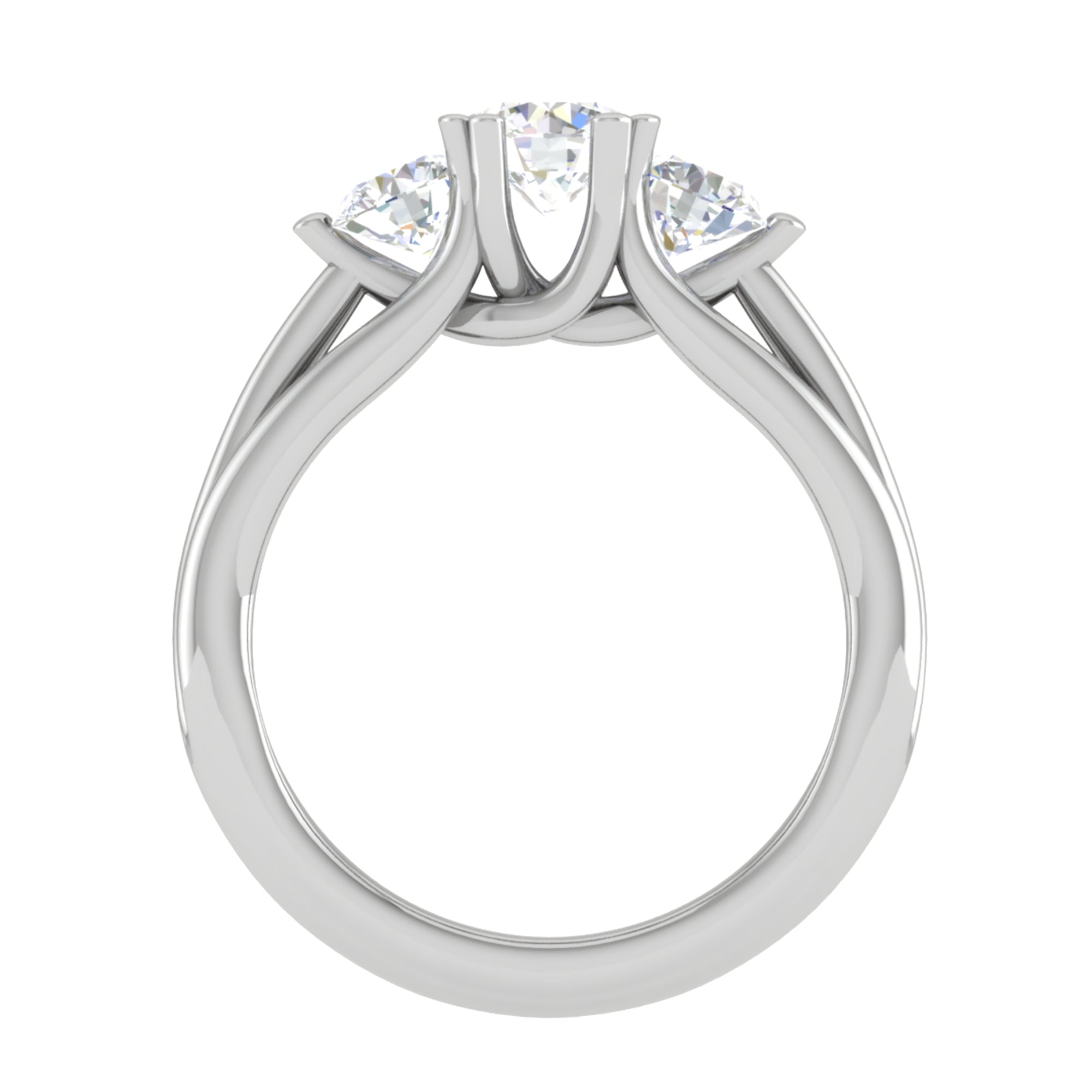 Three Stone Ring for Women