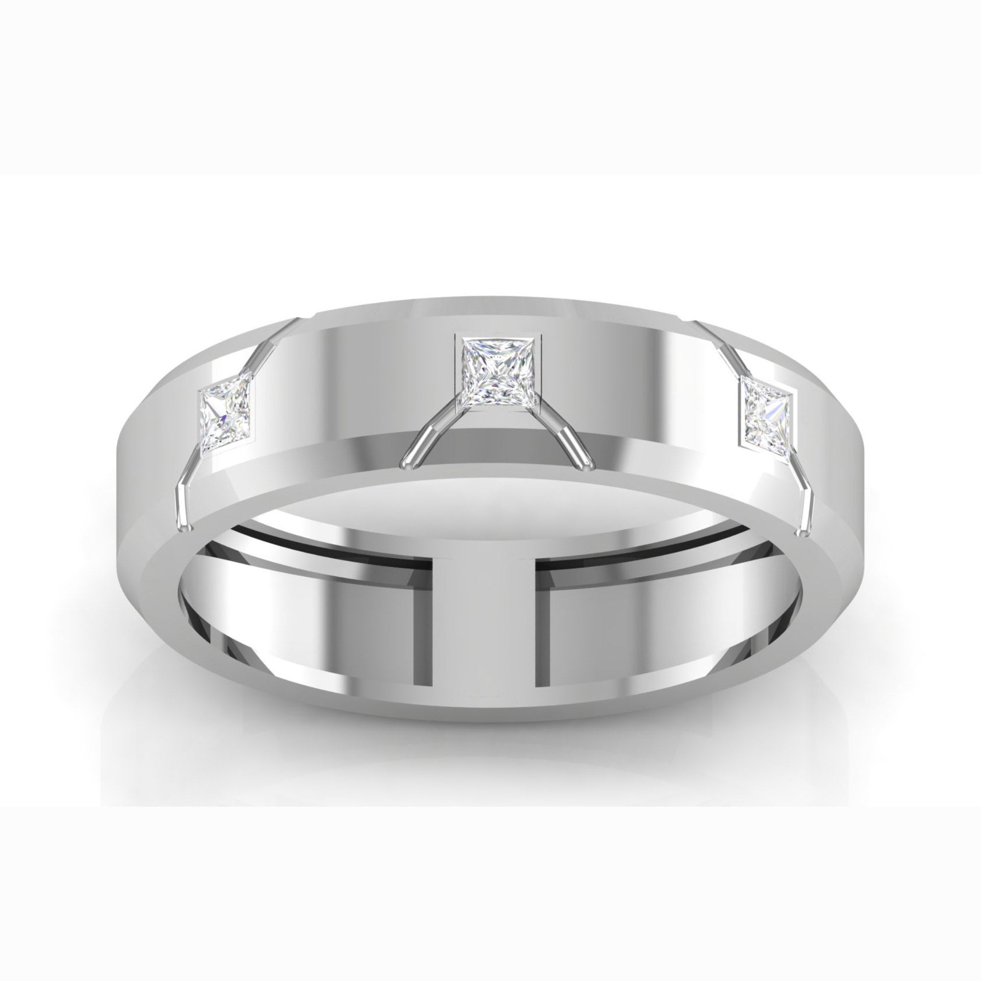 Timeless Couple Band in Sterling Silver