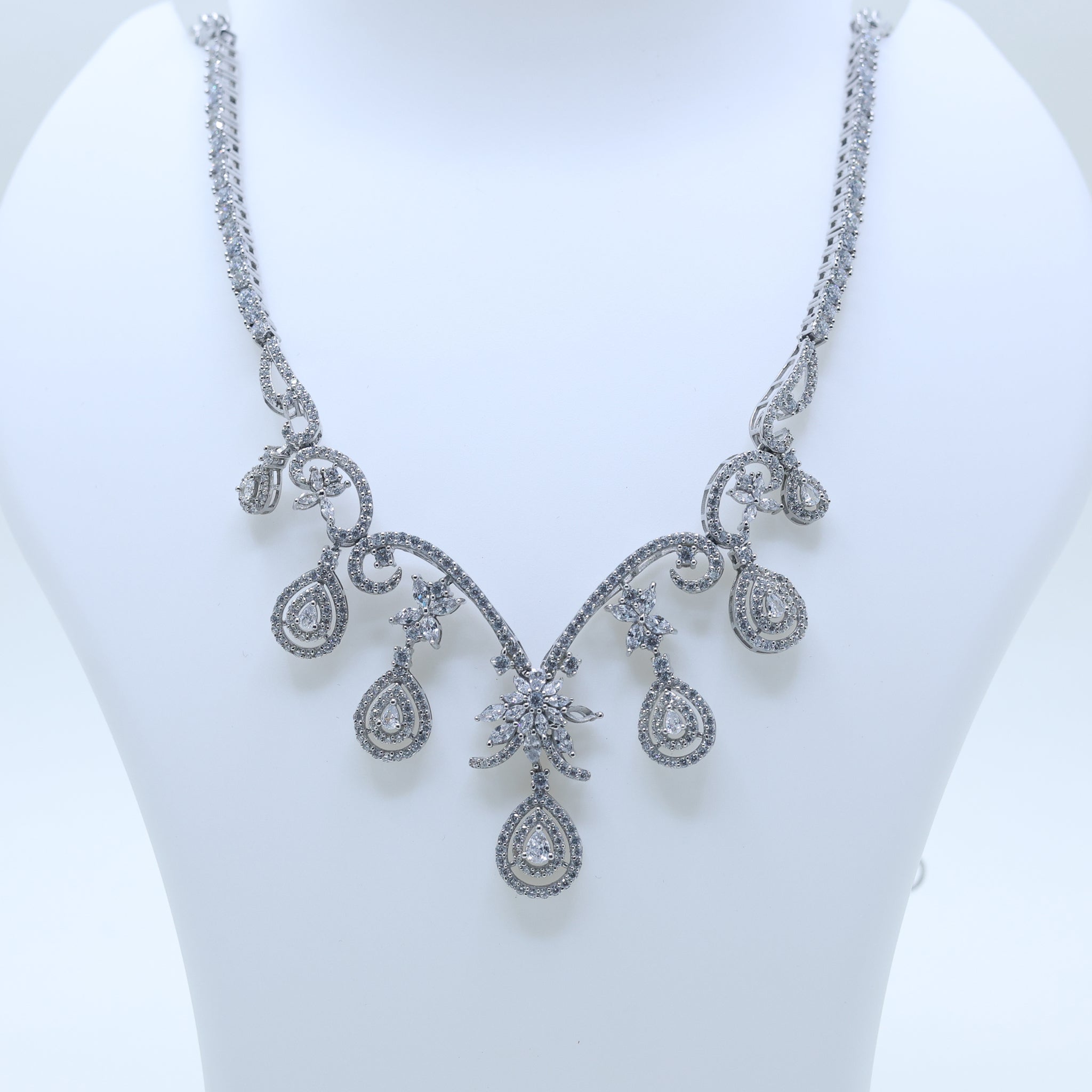 Timeless White Gold Diamond Necklace