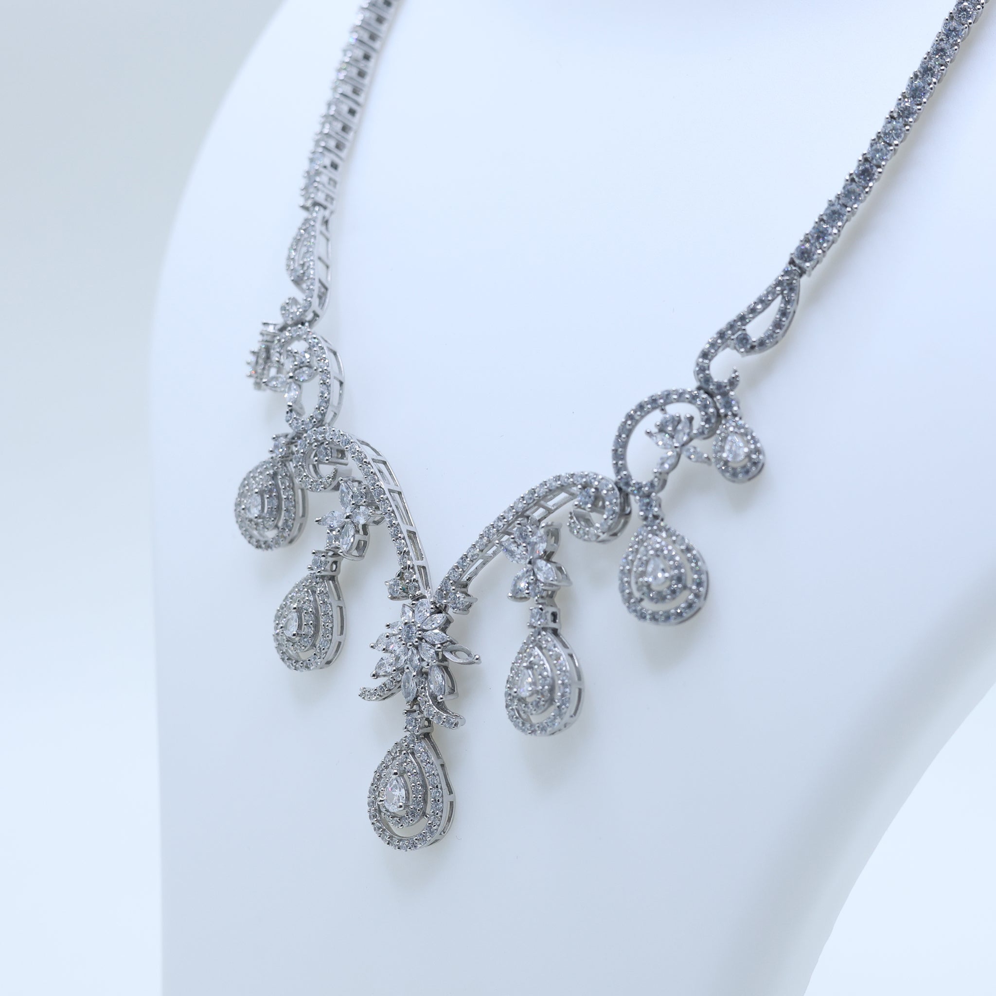Timeless White Gold Diamond Necklace