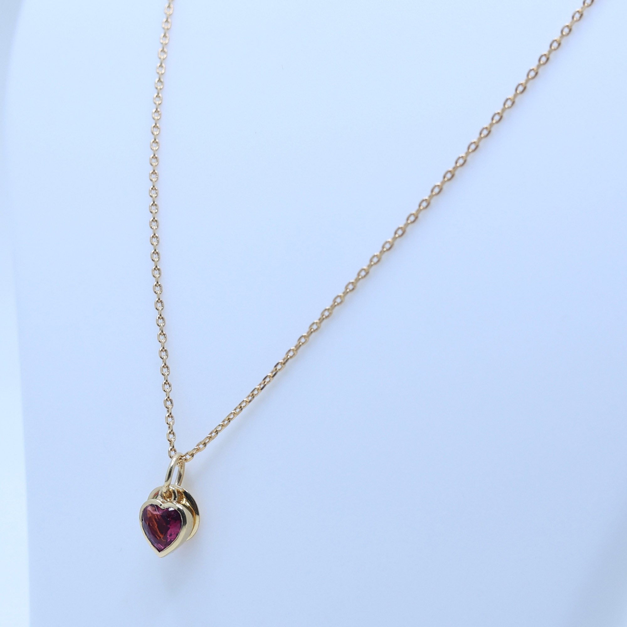 Timeless Ruby Heart Pendant