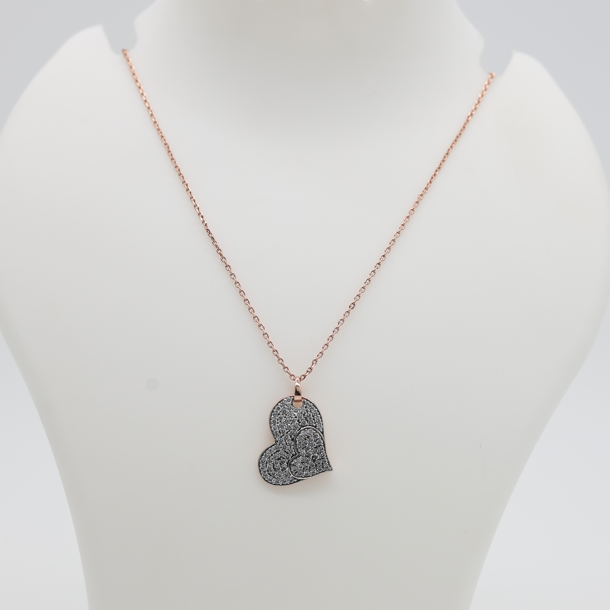 Embrace Dual Heart Pendant