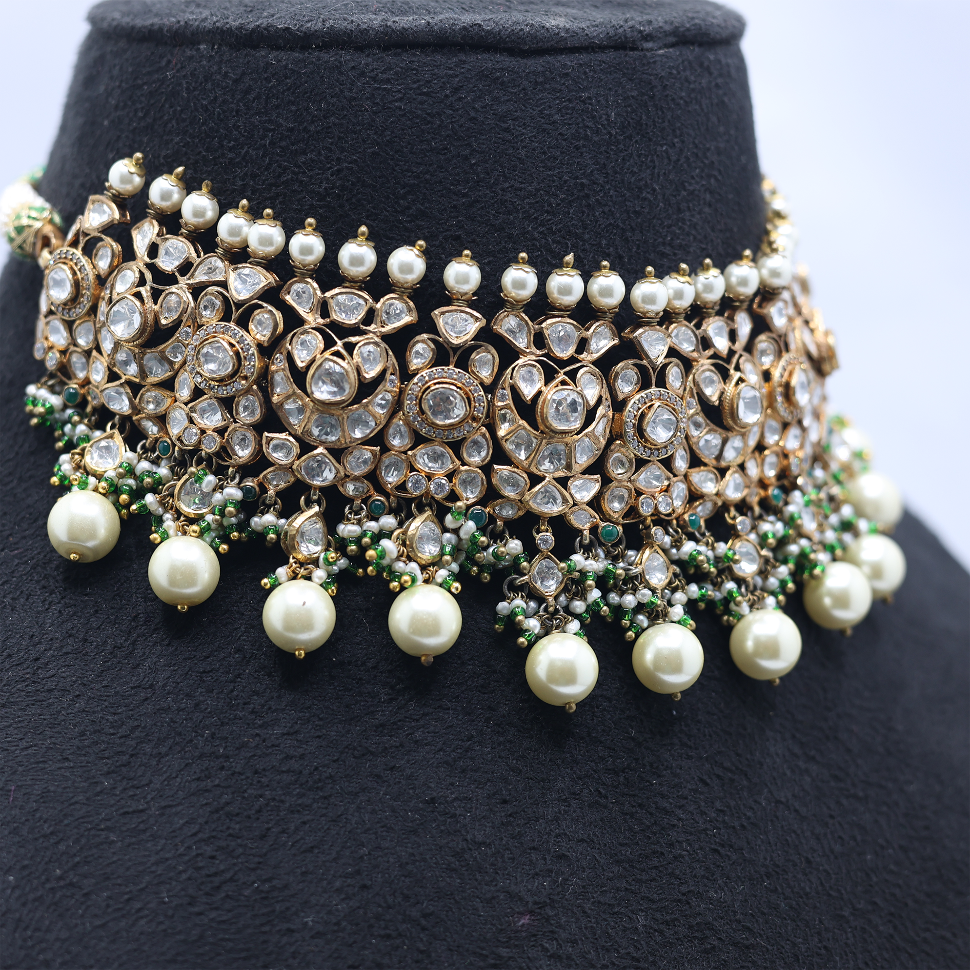 Queen Zoya Polki Diamond Regal Choker