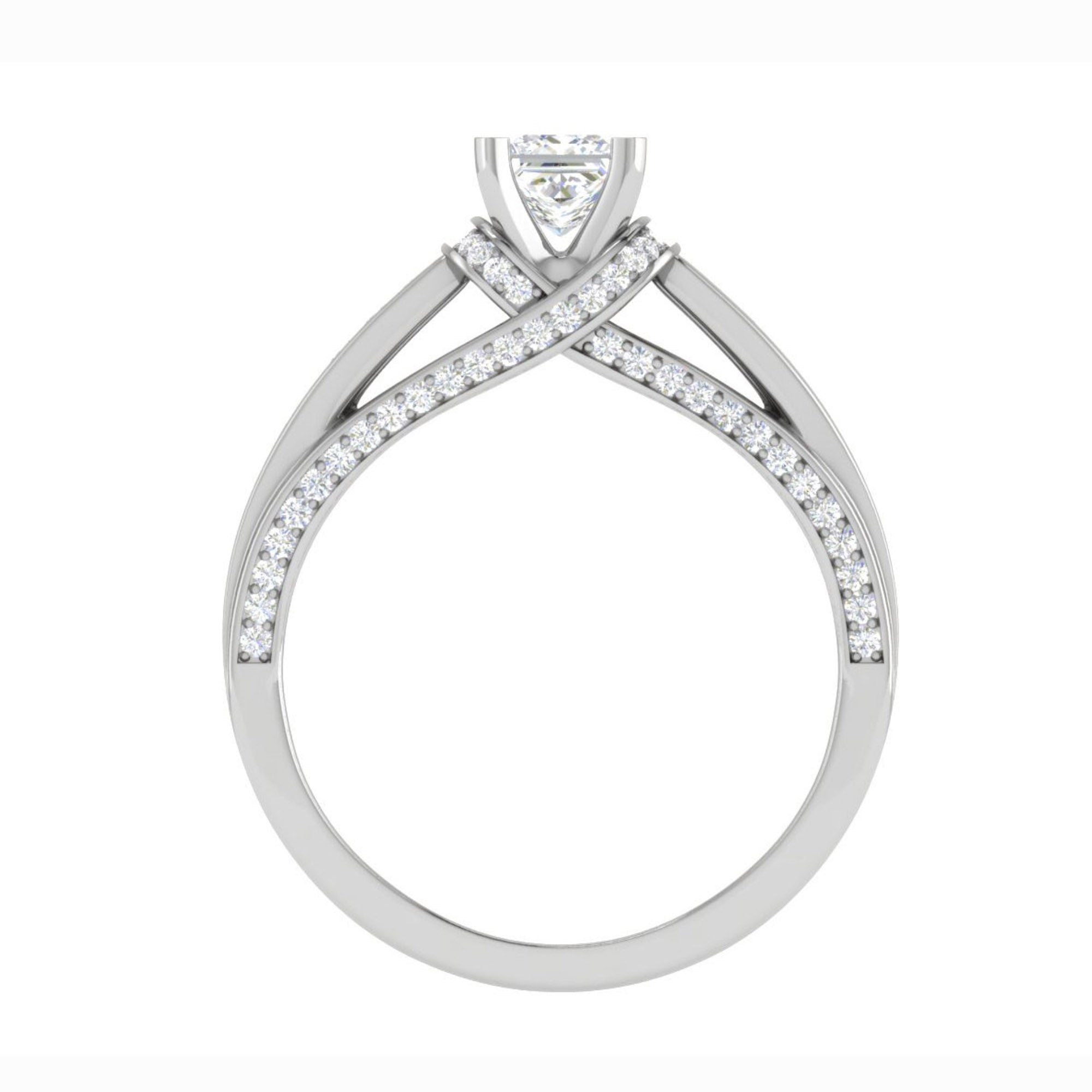 Princess Diamond Proposal Ring