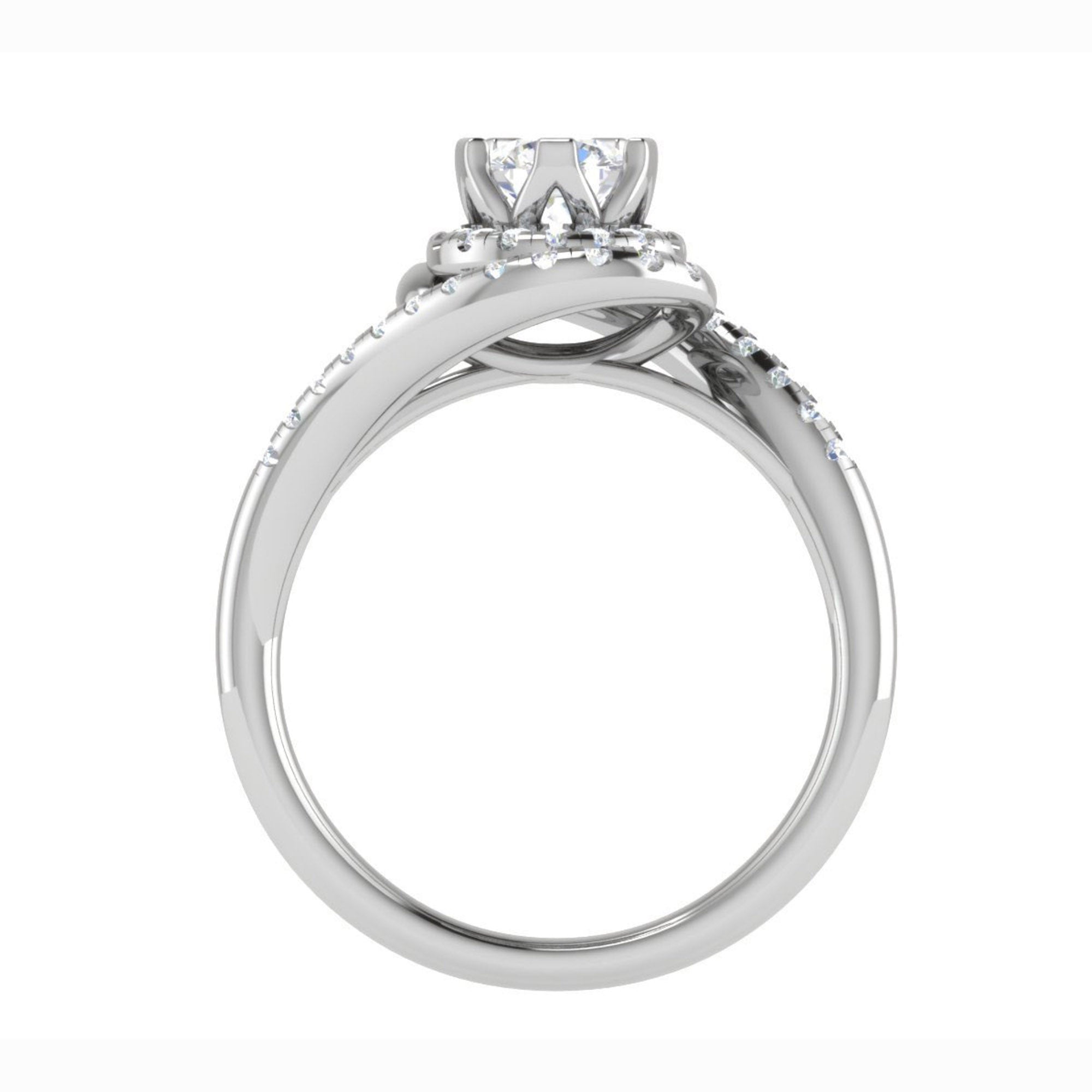 Sterling Silver Bypass Ring