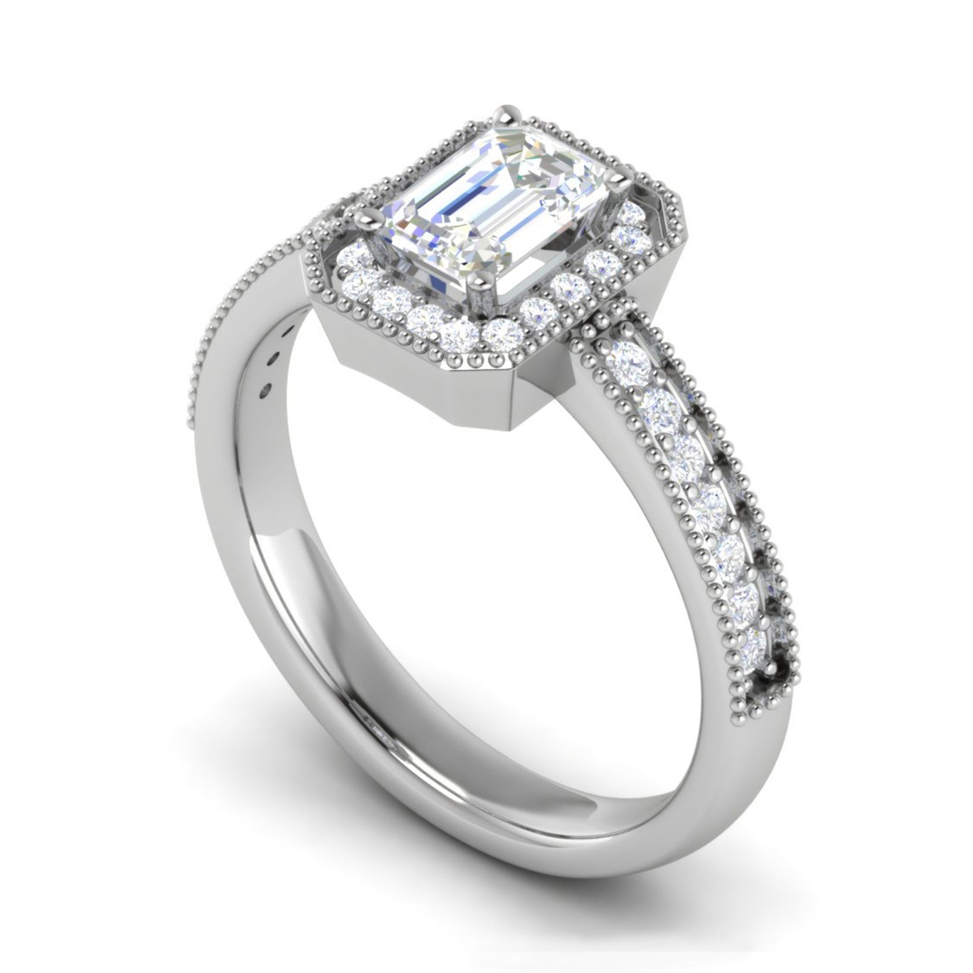 Stunning Milgrain Engagement Ring