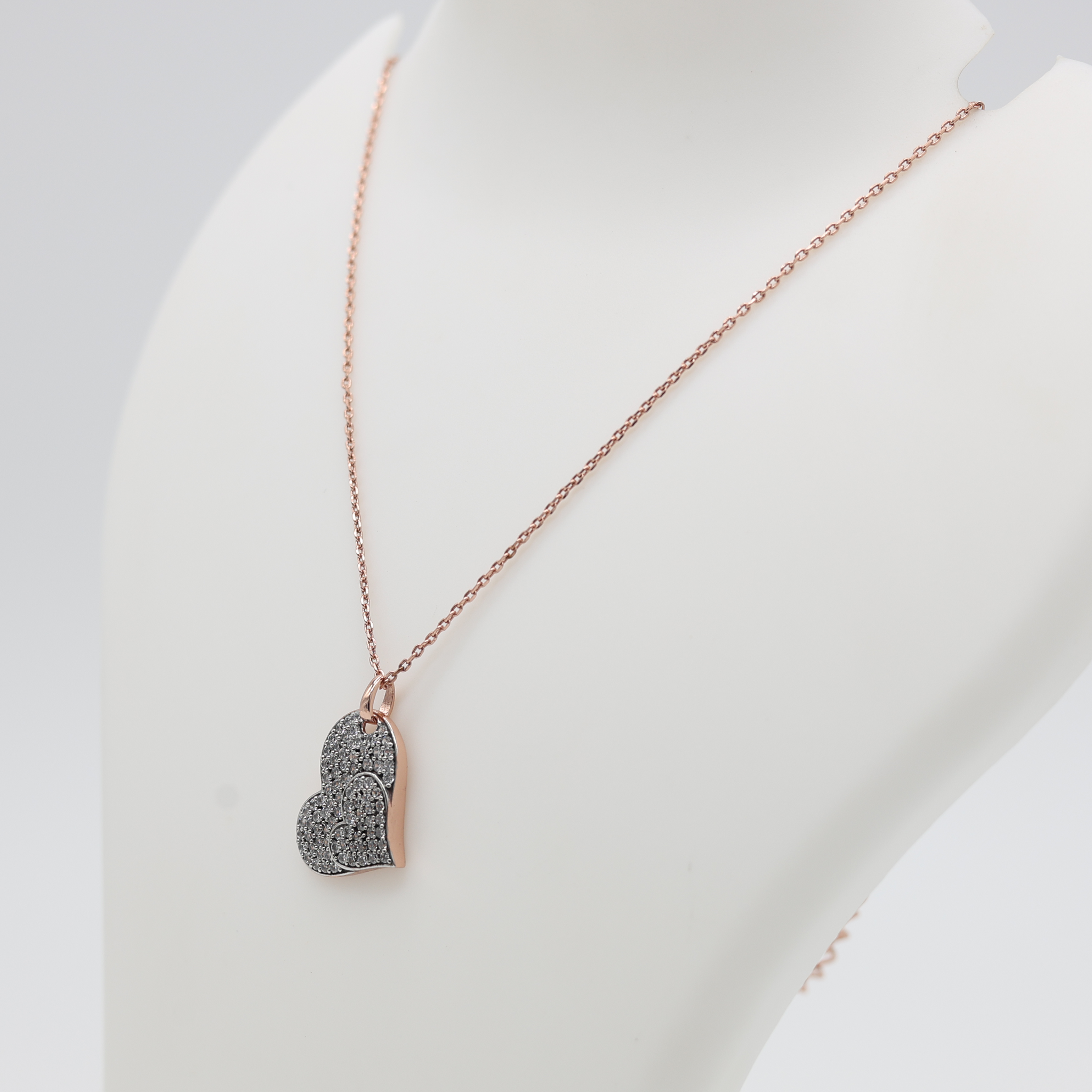 Embrace Dual Heart Pendant