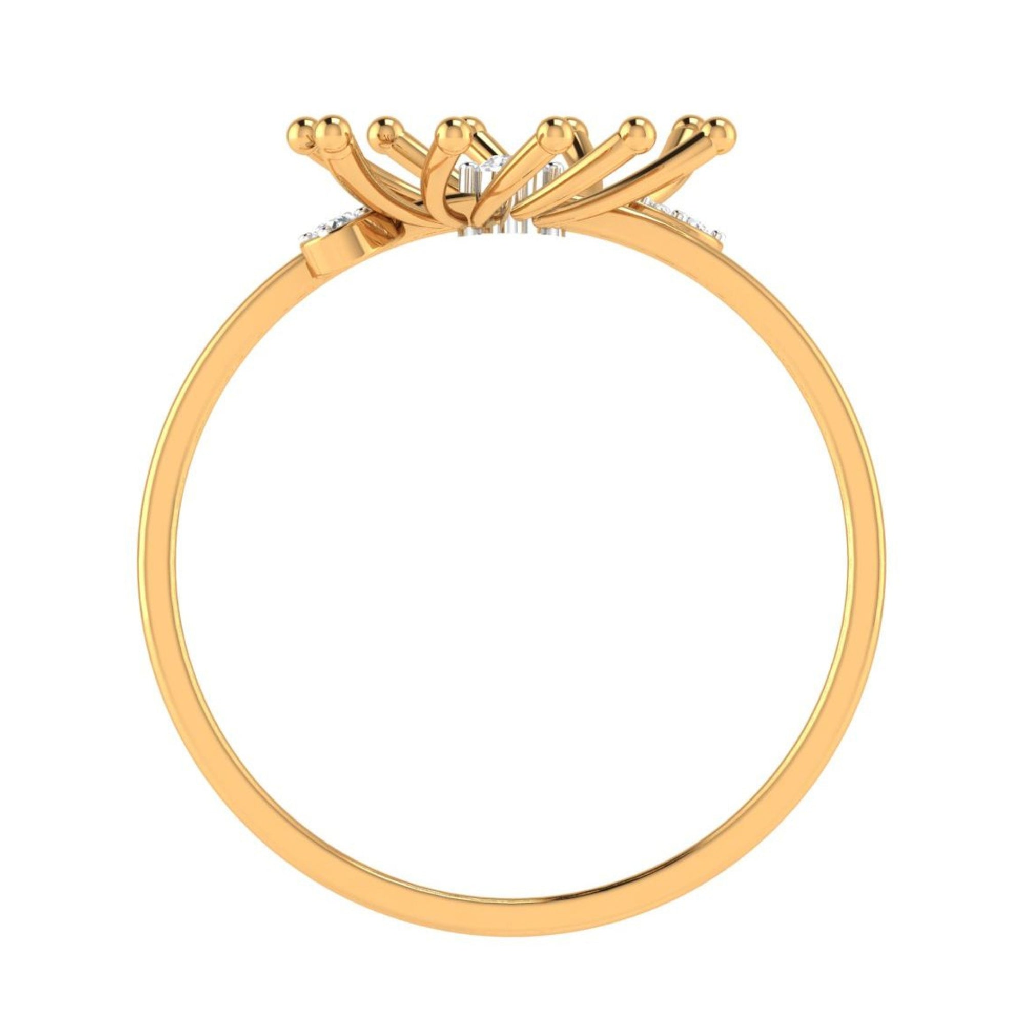 Stylish Burst Design Ring