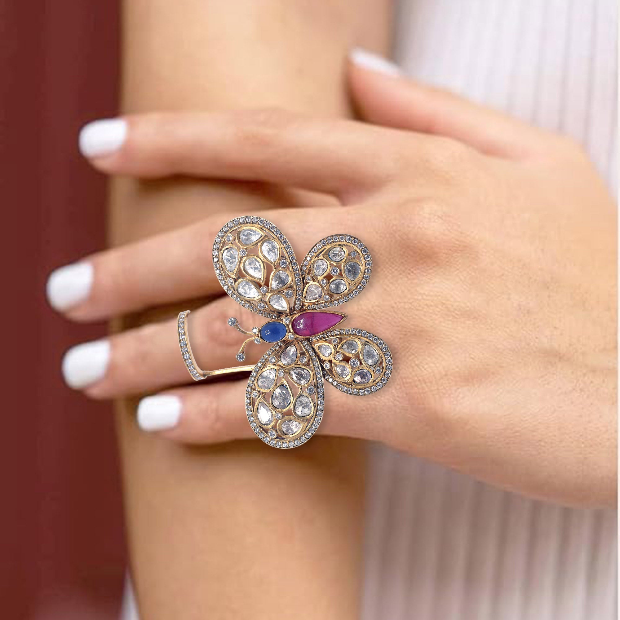 Maharani Gayatri Butterfly Ring