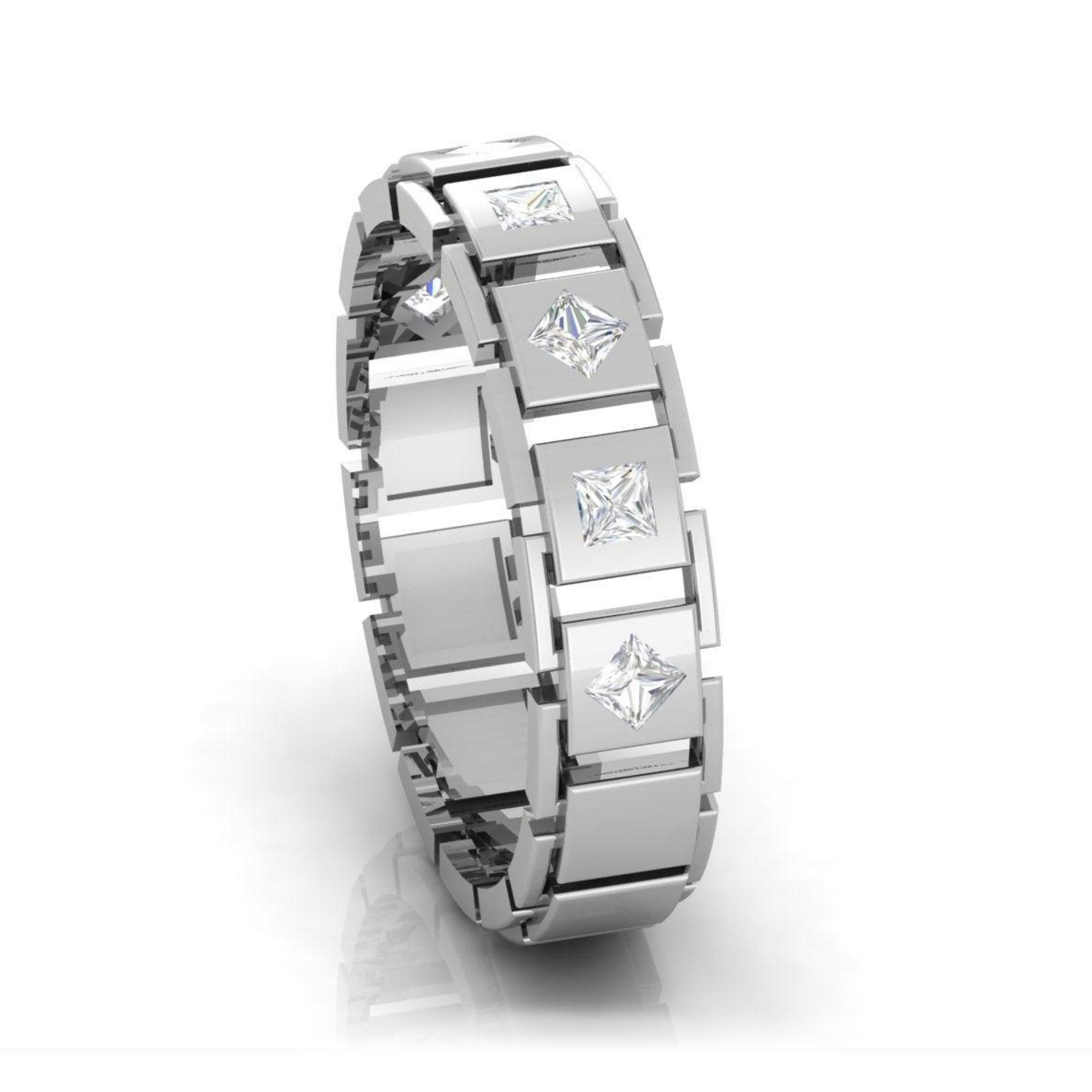 Matching Silver Couple Band
