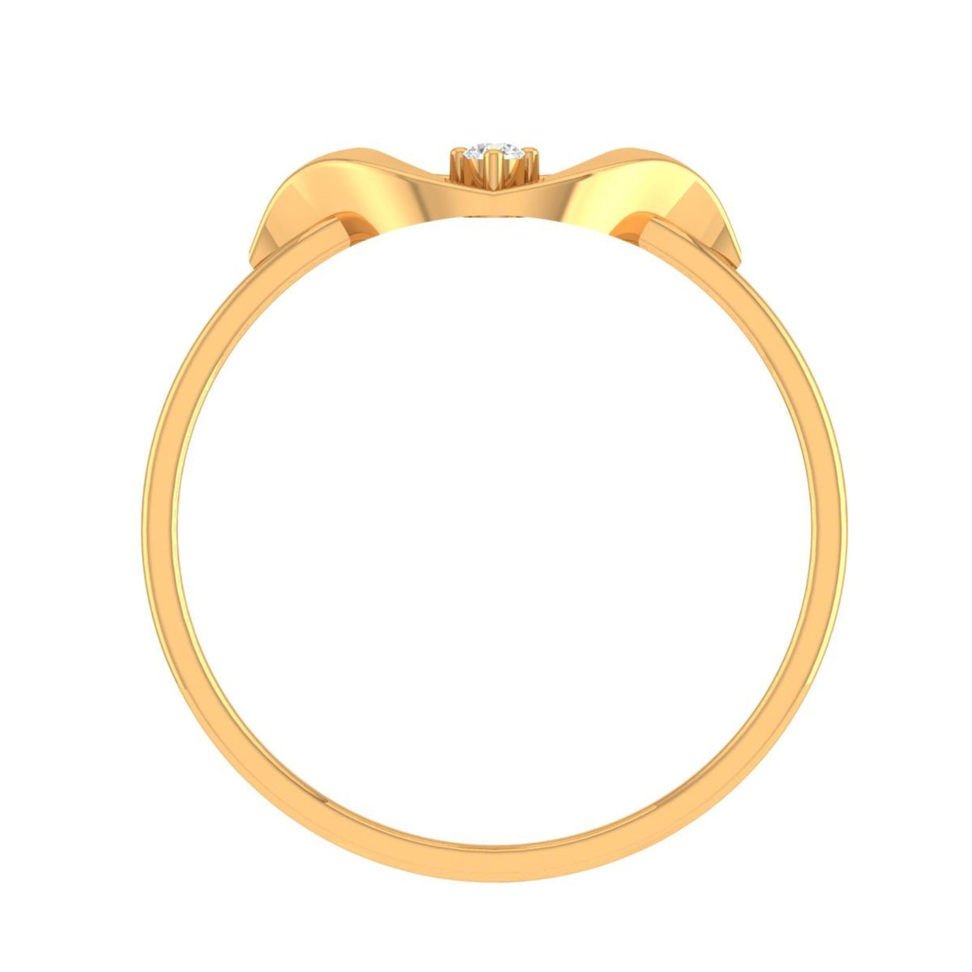 Minimalist Lotus Flower Ring