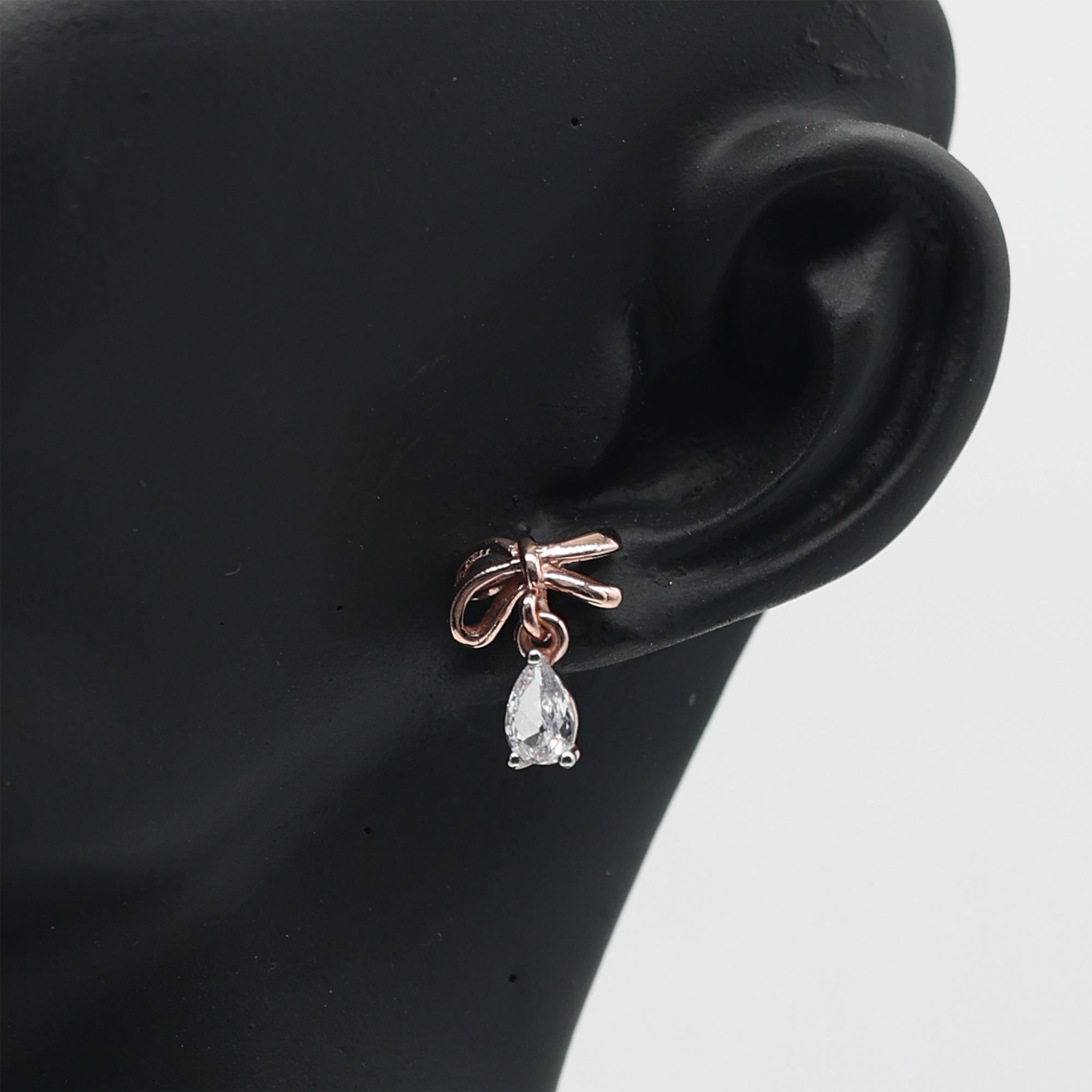Classic Teardrop Bow Earrings