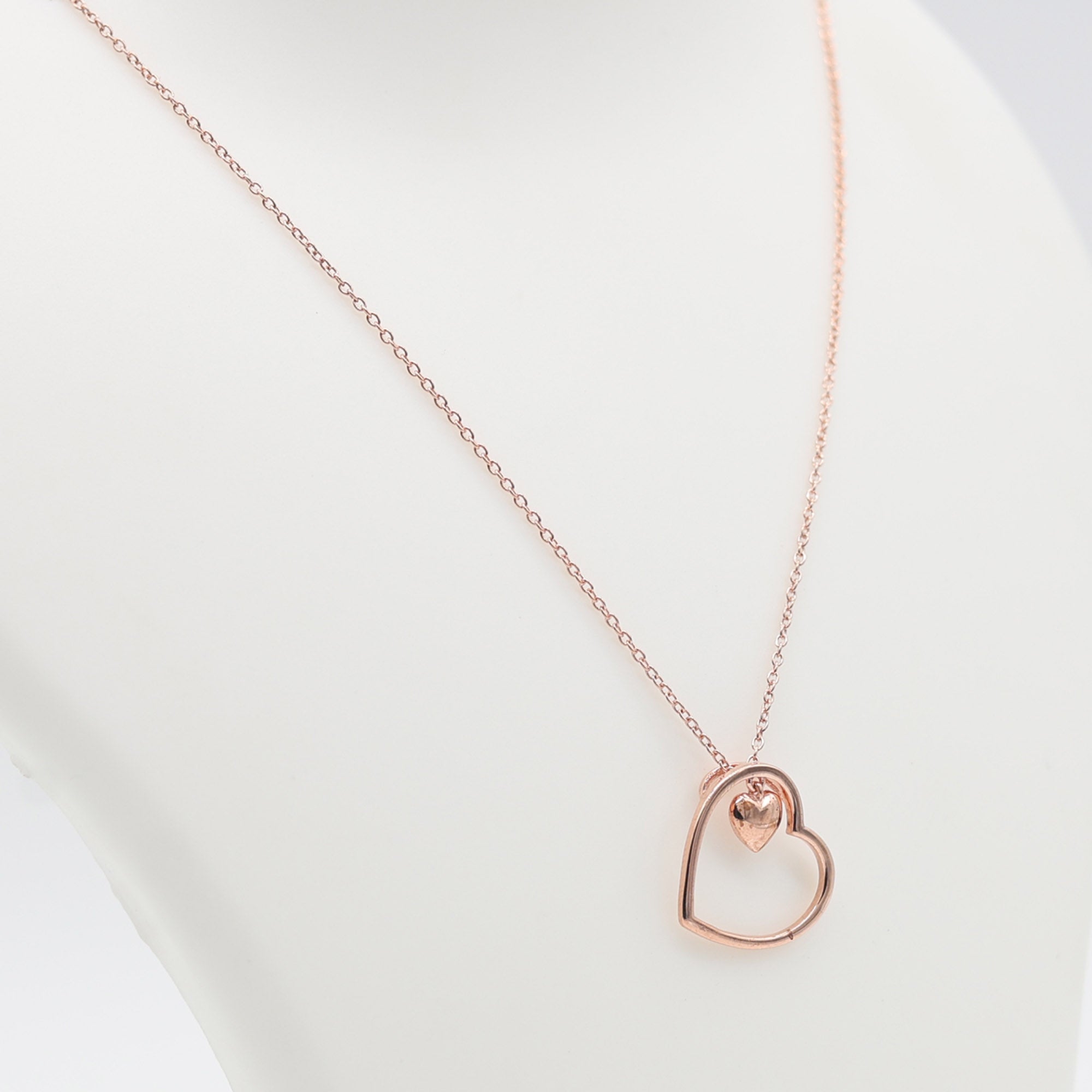 Dual Heart Embrace Pendant