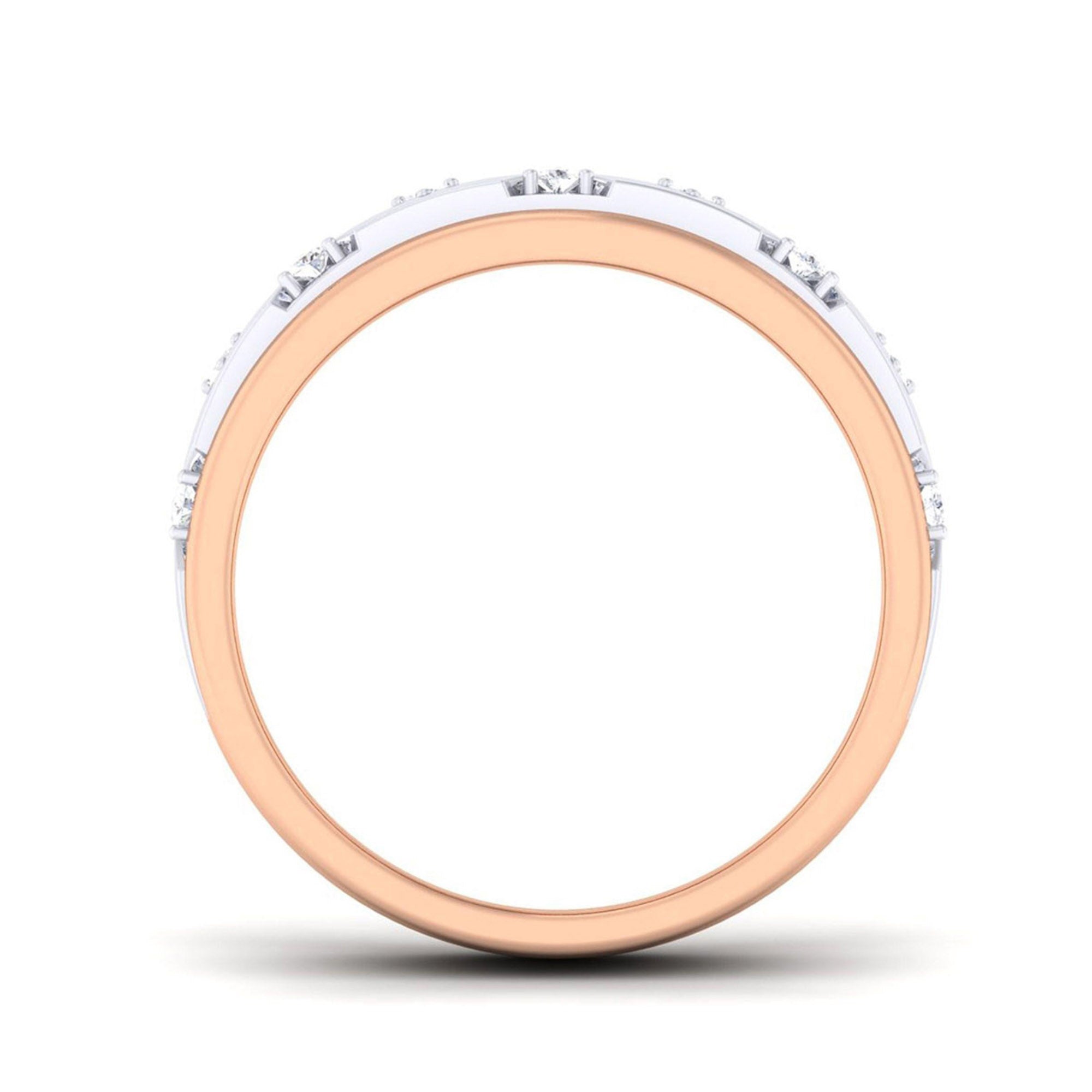 Refined Chevron Diamond Band