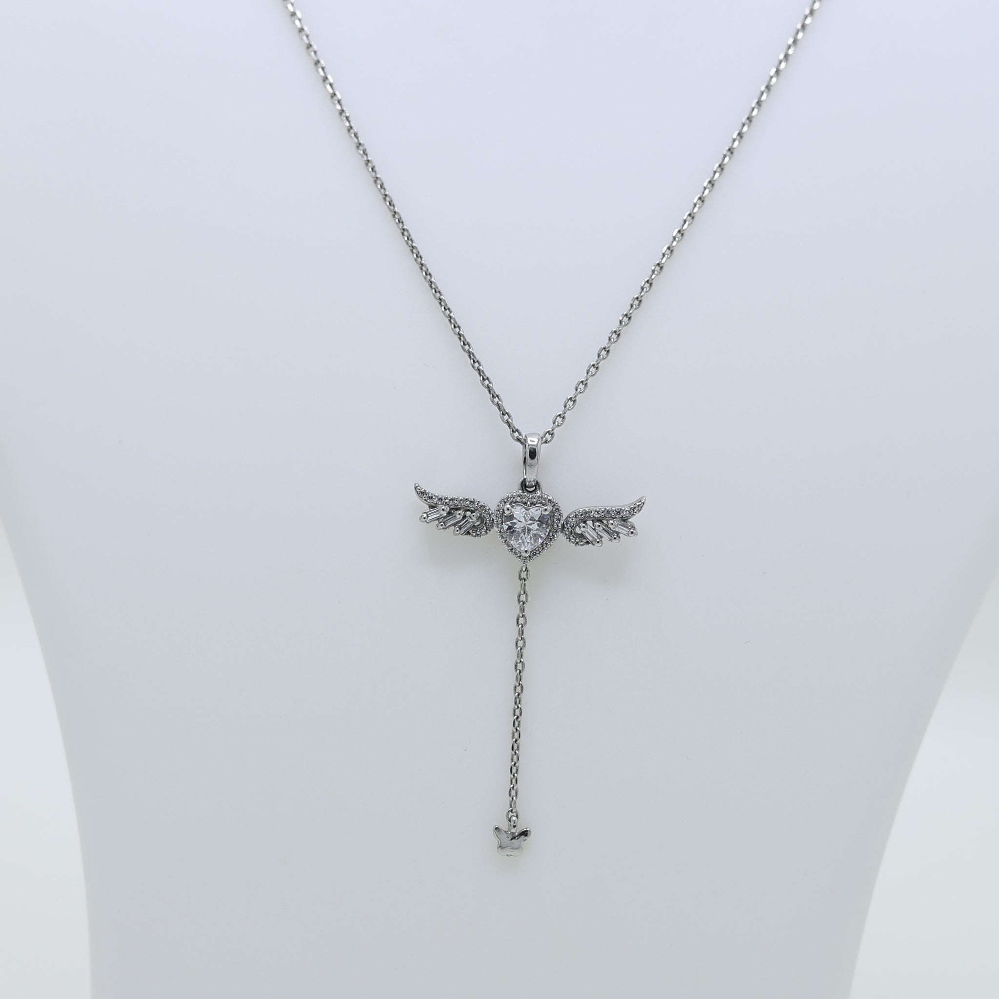 Angel Wing Heart Pendant