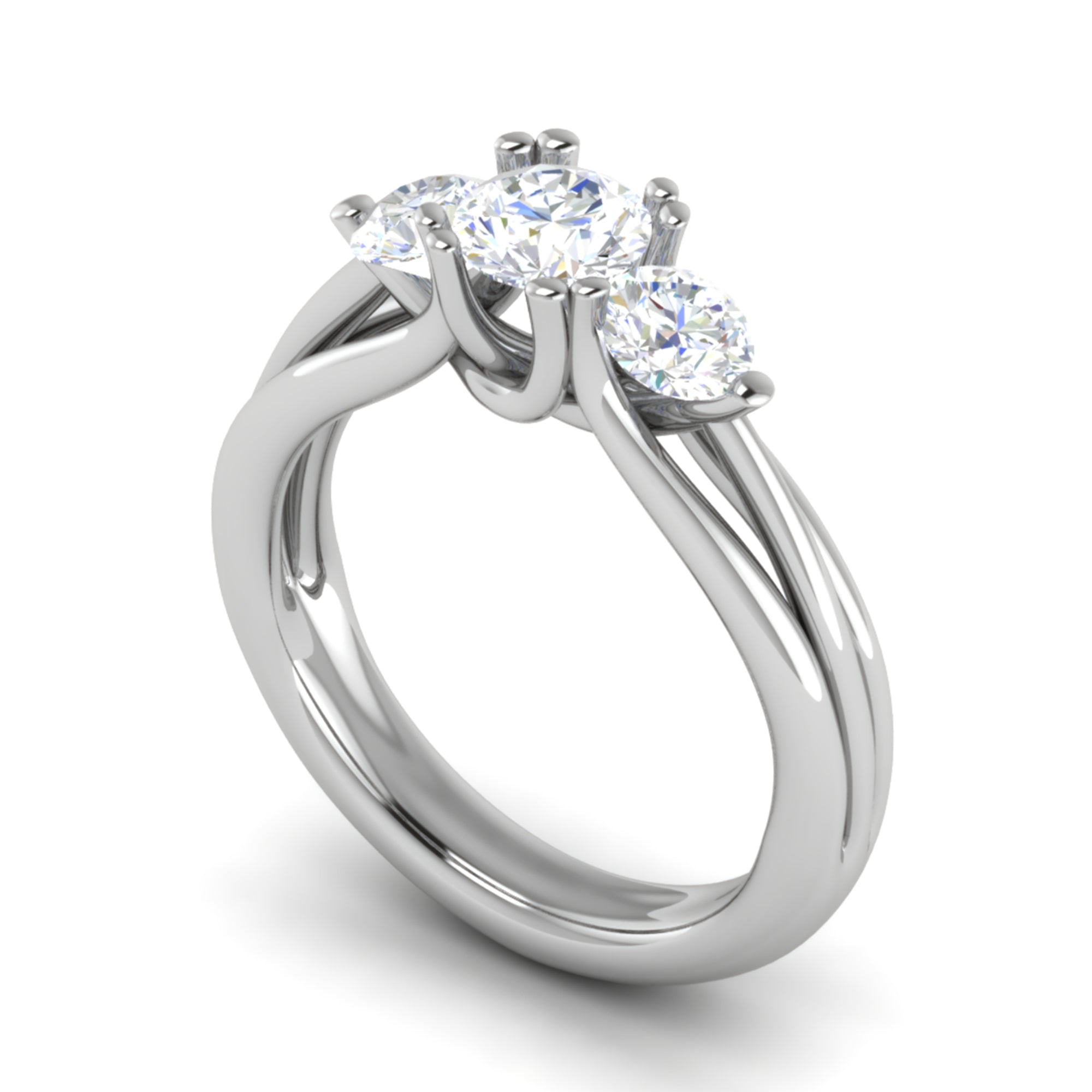 Three Stone Ring for Women