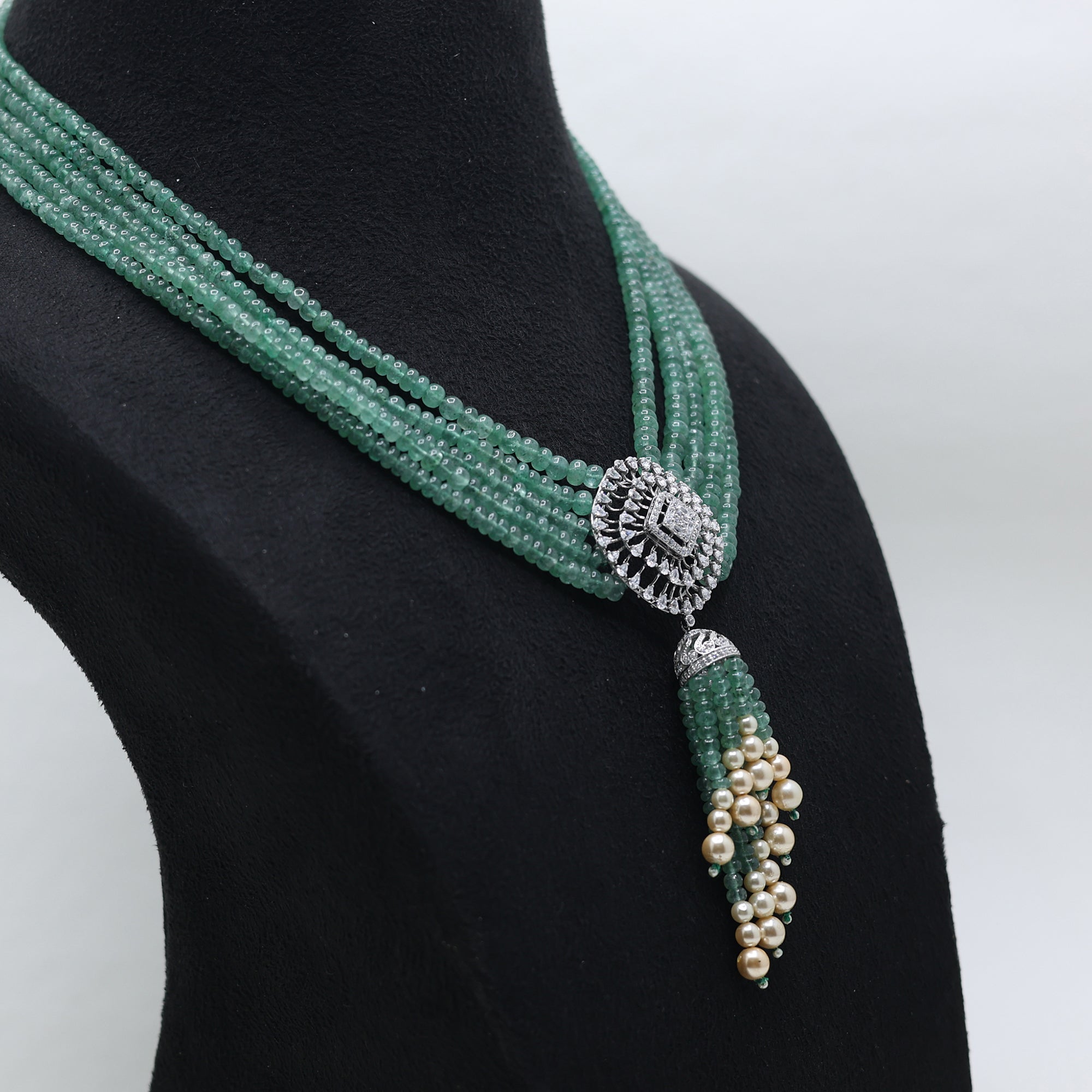 Executive Multi Layered Beaded Necklace
