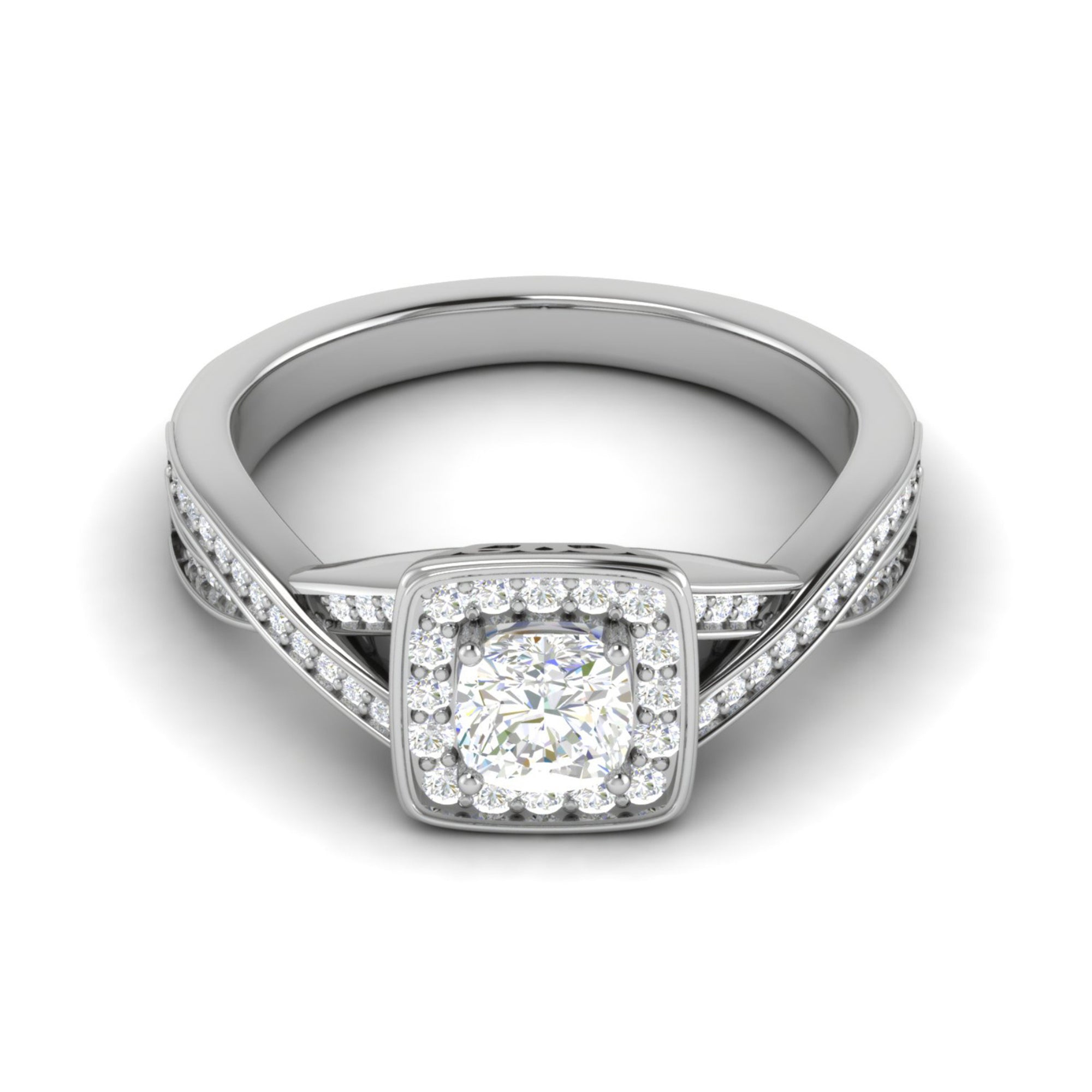 Crossover American Diamond Ring