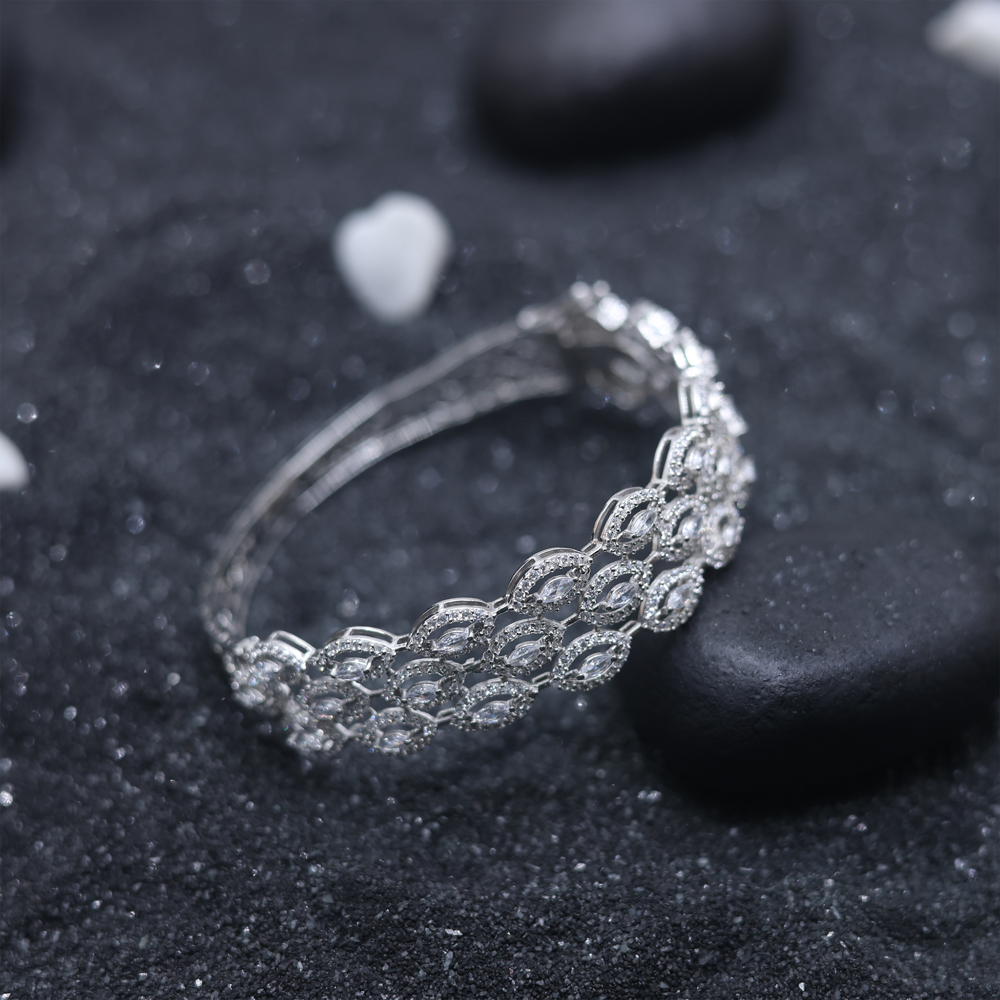 White Gold Plated Bracelet