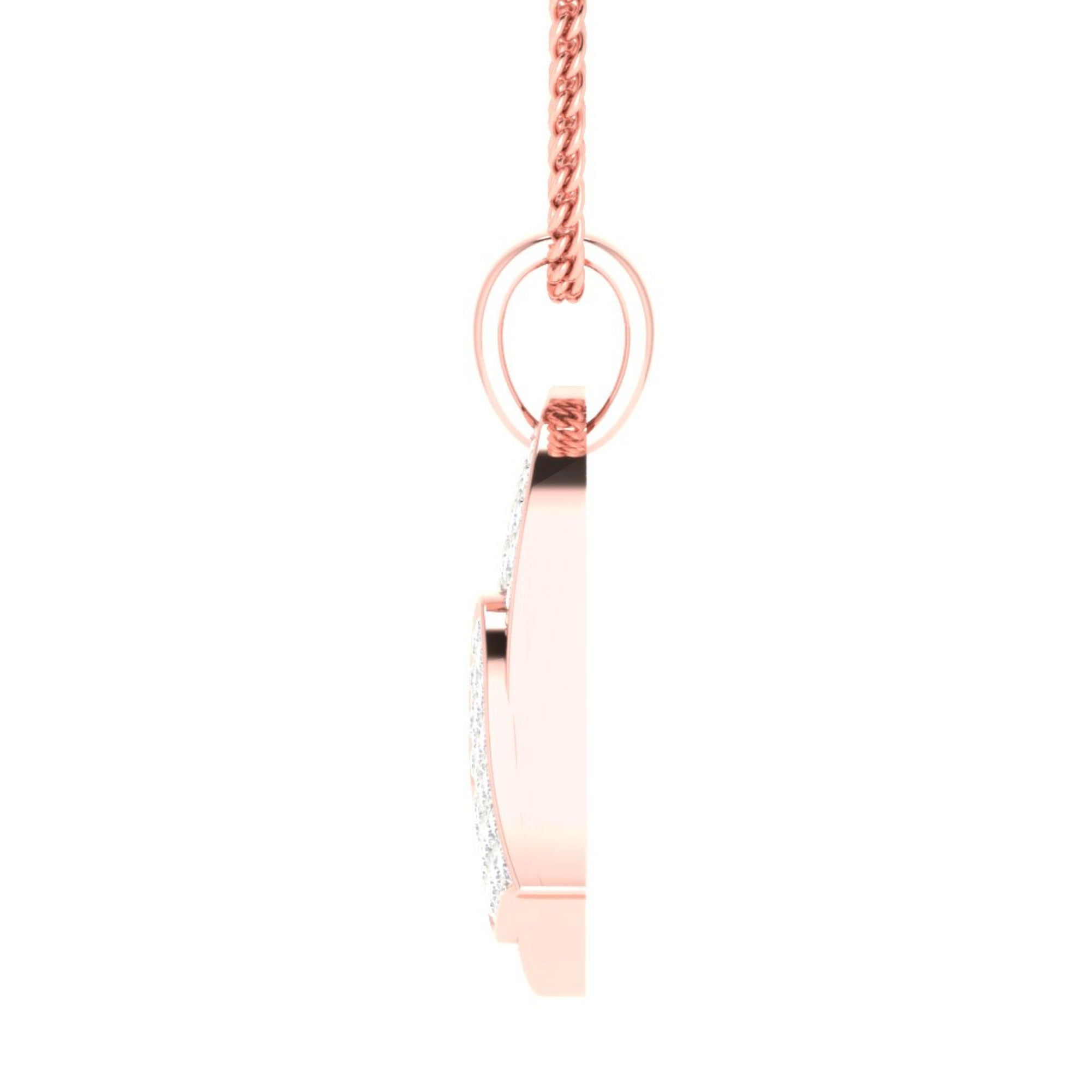Timeless Rose Gold Heart Pendant