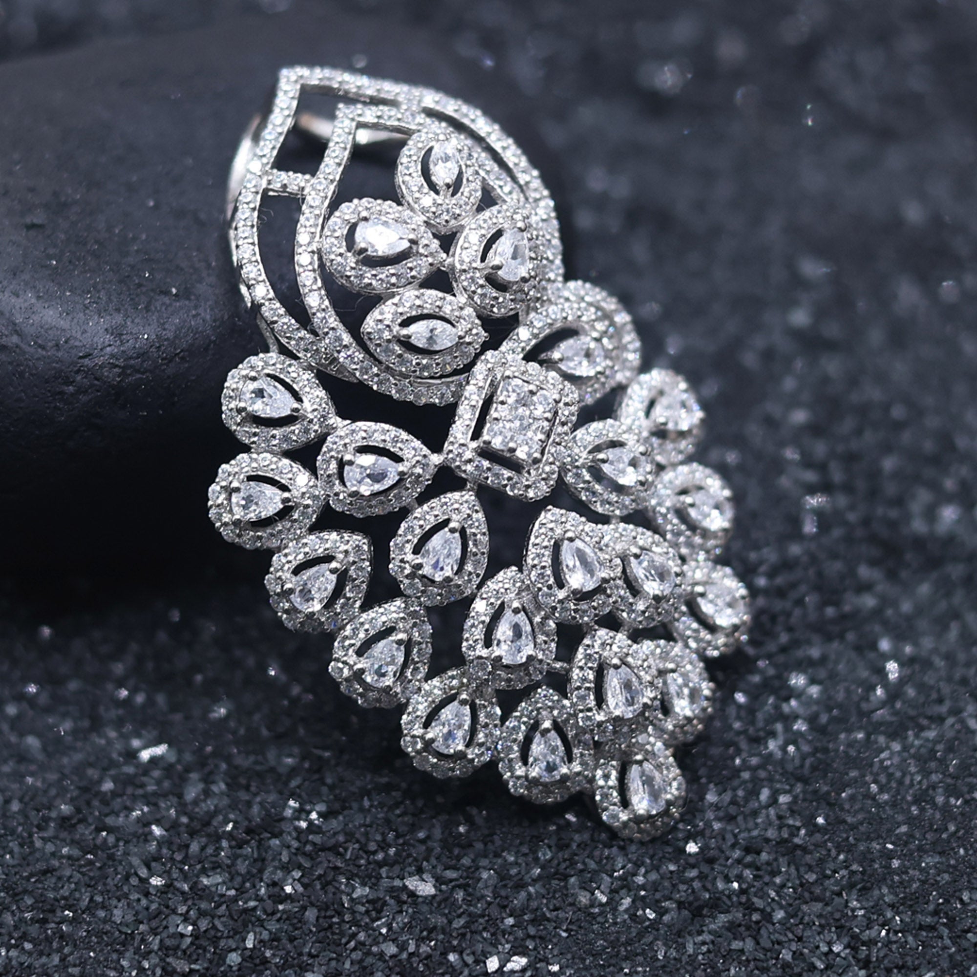 Stunning American Diamond Pendant